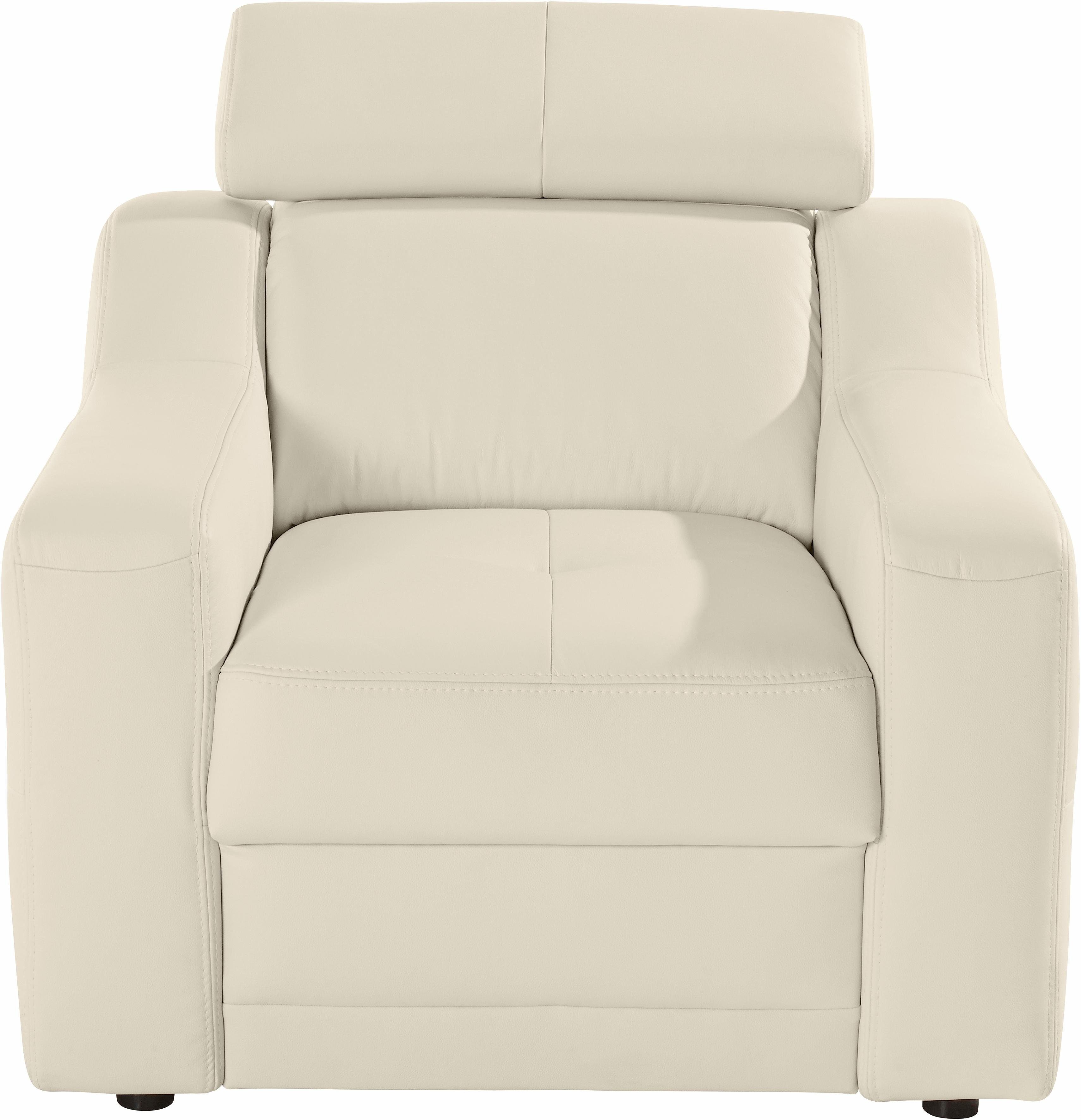 exxpo - sofa fashion Sessel Lotos, Loungesessel, mit Kopf- bzw. Rückenteilverstellung