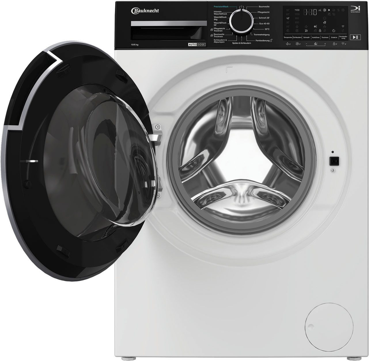 BAUKNECHT Waschtrockner BWT 106A3C BC, 10 kg, 6 kg, 1400 U/min, HomeWhiz – Smarte Vernetzung für mehr Komfort