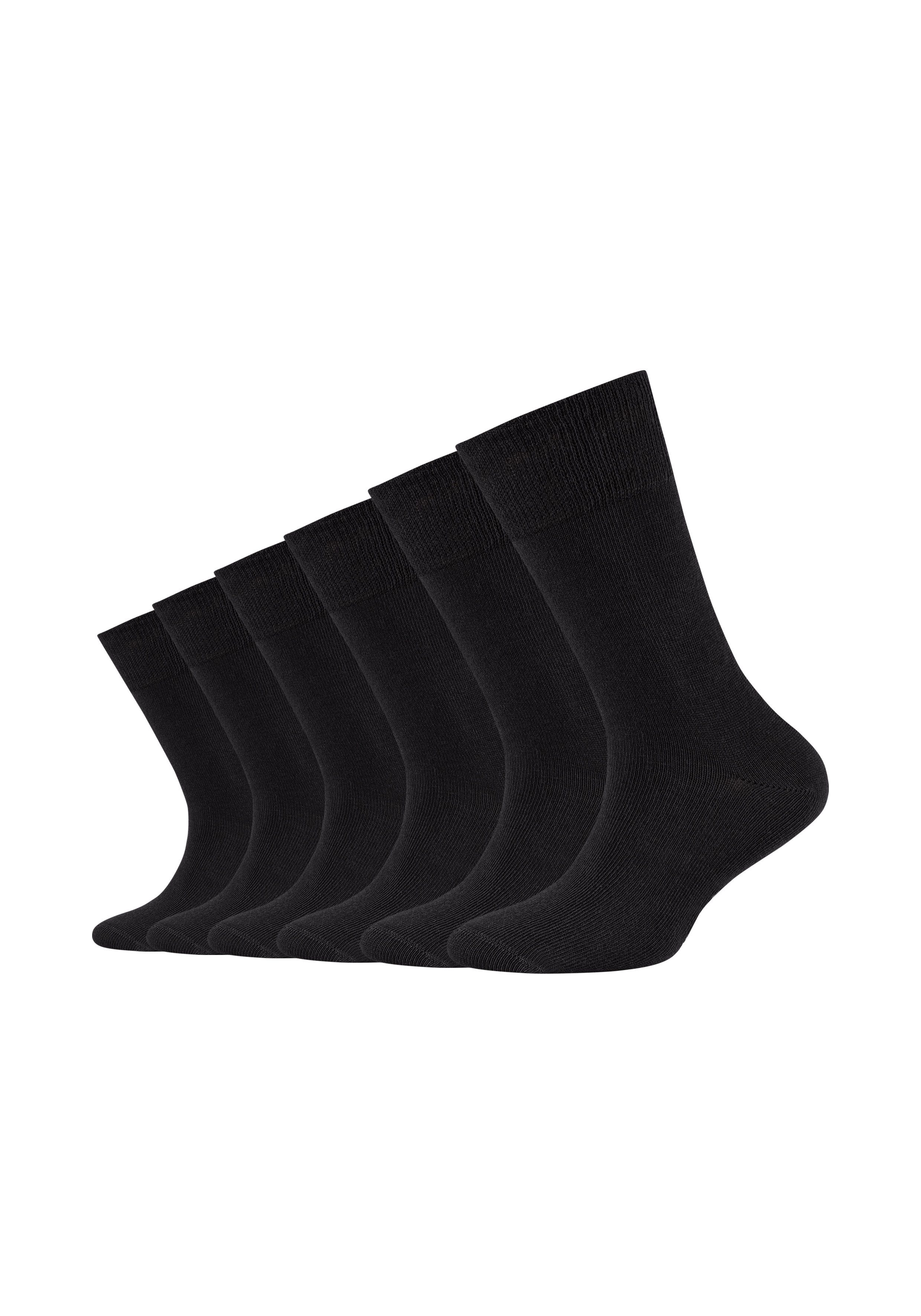 Camano Socken ca-soft (6 Paar) mit Komfortbund und gepolsterten Zehen-/Fersenbereich
