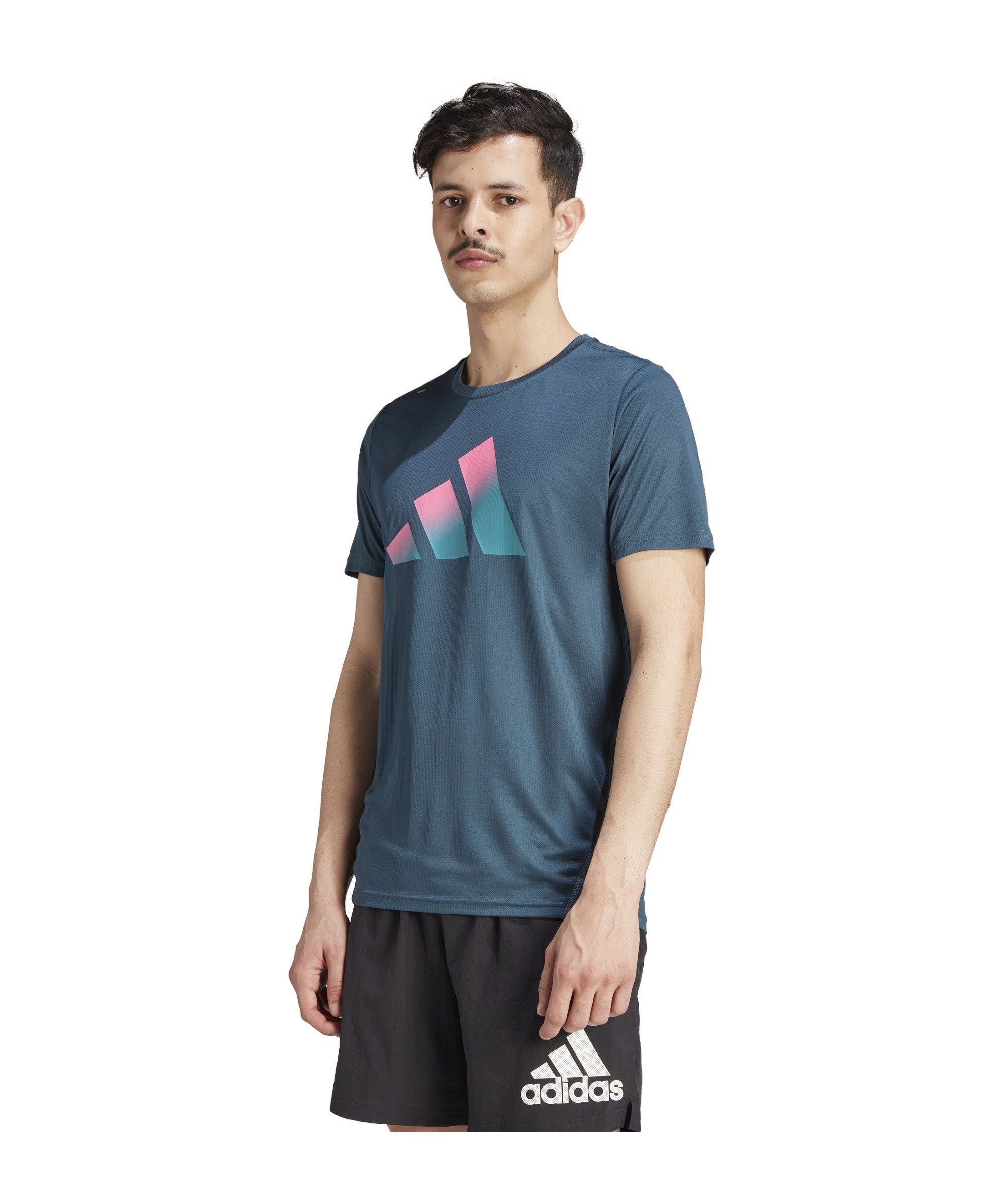 T-Shirt Run default Performance adidas 3Bar T-Shirt Icons