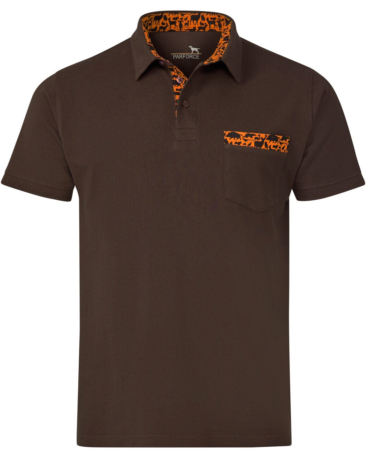 Parforce Essential Poloshirt Poloshirt Waldtier-Detail günstig online kaufen