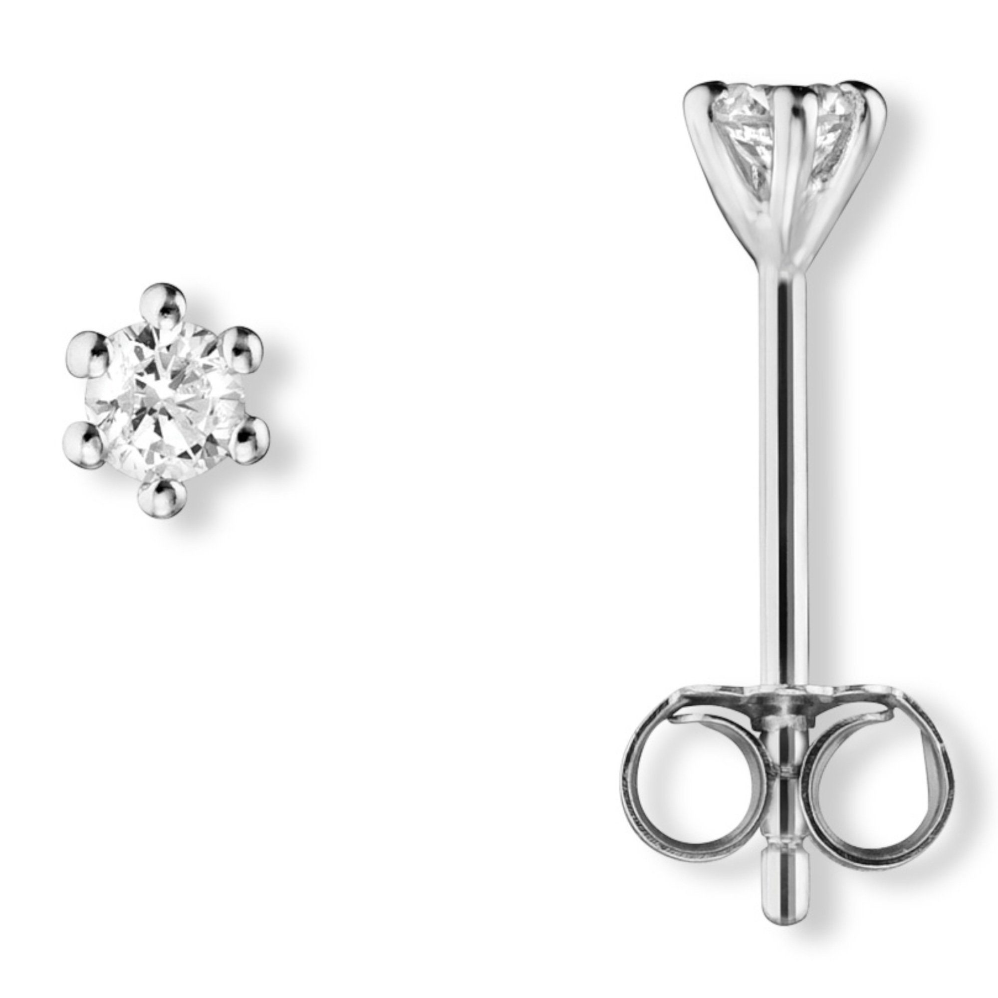 Paar Ohrhänger Zirkonia Ohrringe Ohrstecker aus 925 Silber