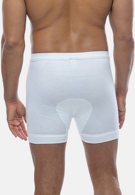 conta Retro Boxer 5er Pack Feinripp (Spar-Set, 5-St) Unterhose kurz - Baumwolle - Mit Eingriff - Formstabil, Pflegeleicht