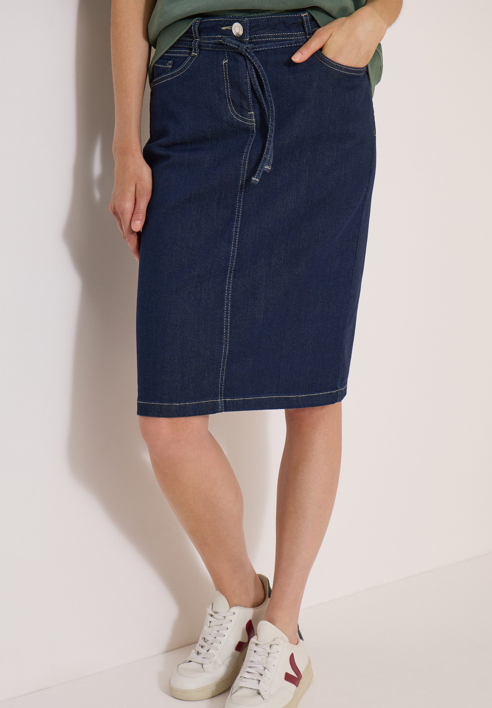 CECIL Jeansrock 5-Pocket-Style