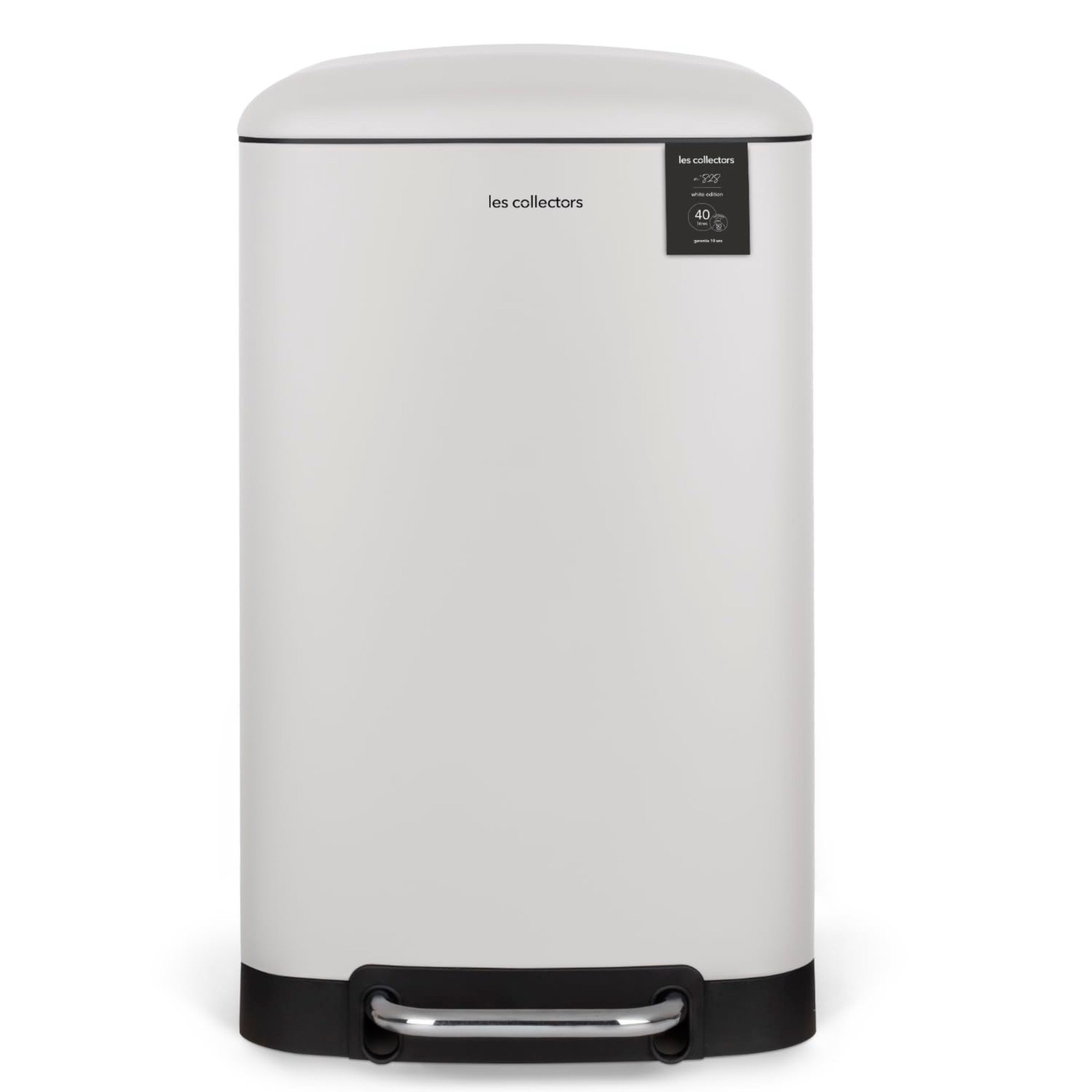 H.Koenig Mülleimer Les Collectors No 828 Weiß 40 Liter