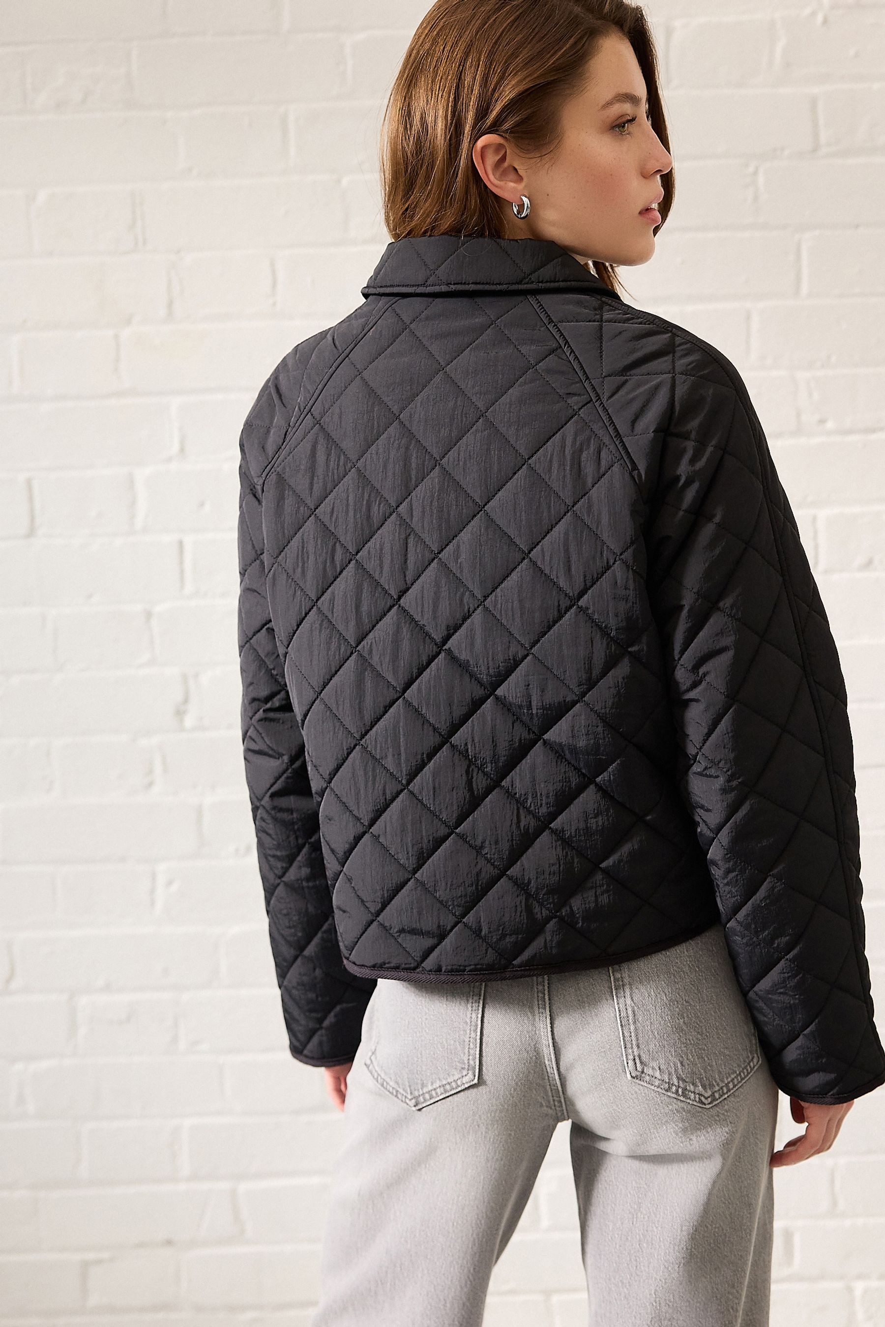 Next Steppjacke Kurze Steppjacke mit Kragen günstig online kaufen