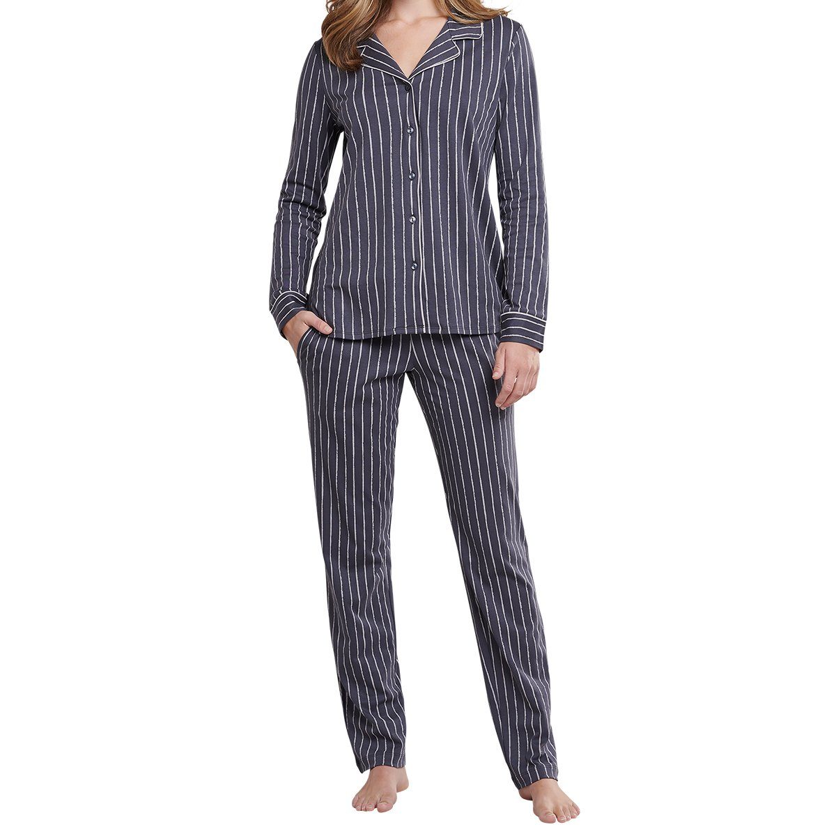Schiesser Schlafanzug »Selected Premium Damen Pyjama« Langarm online kaufen  | OTTO