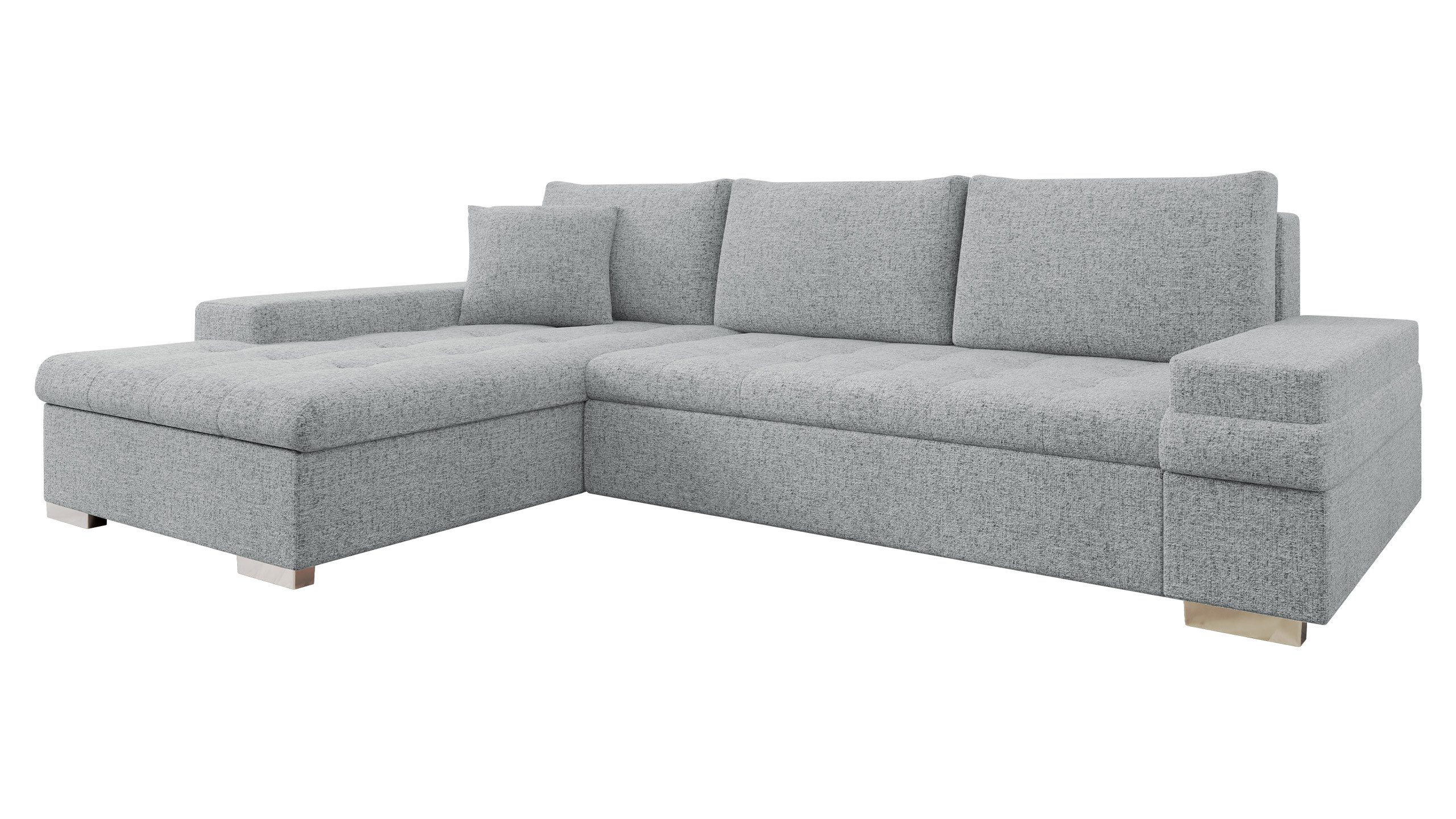 MIRJAN24 Ecksofa Bangkok Mini Premium, mit Schlaffunktion und Bettkasten, L-Form, Ottomane Universal