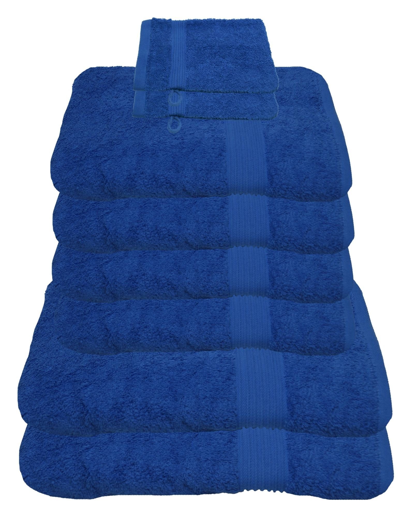 Julie Julsen Handtücher 8-Handtücher-Royalblau, Baumwolle (8-St) günstig online kaufen