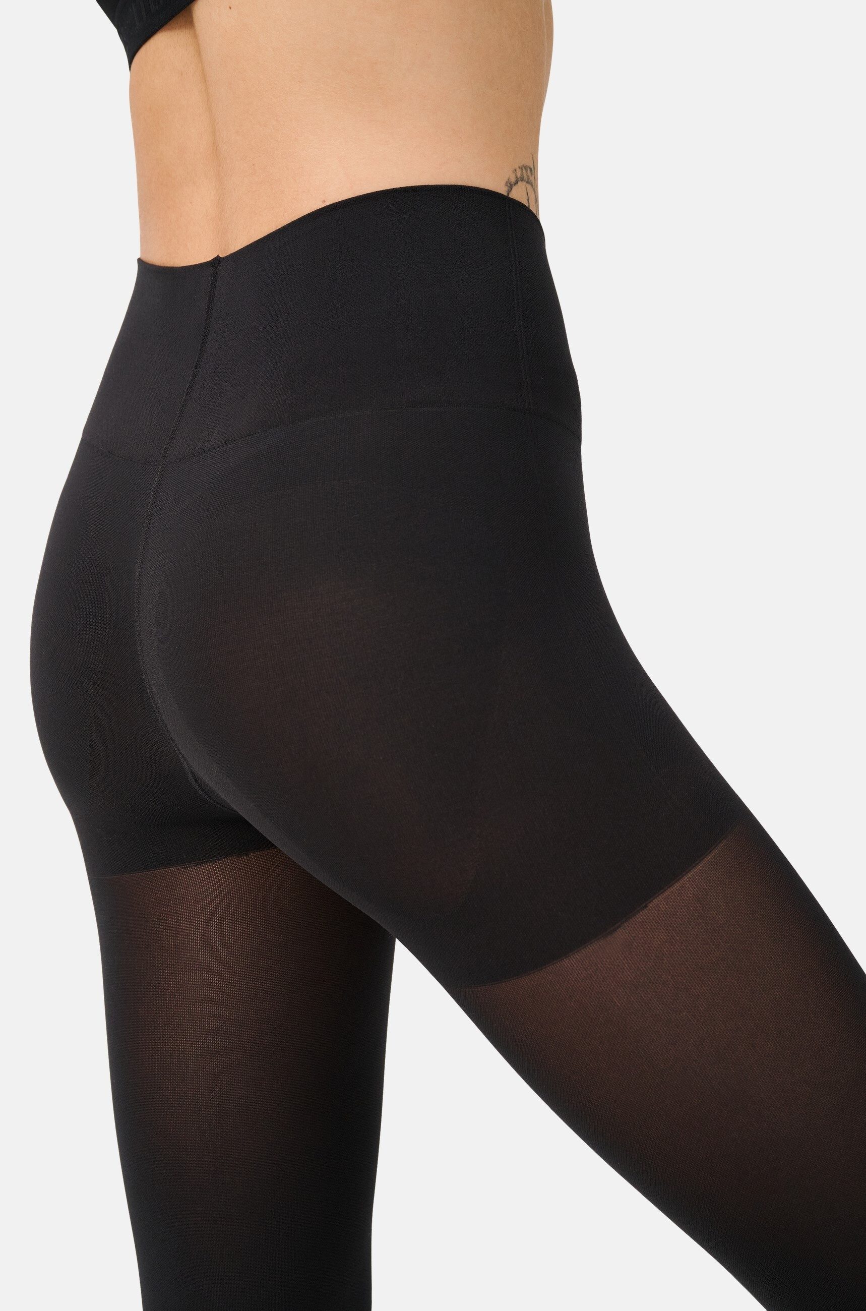 ITEM m6 Feinstrumpfhose OPAQUE CONSCIOUS Graduelle Kompression, extrabreiter Bund, recycelte Garne, supersoft
