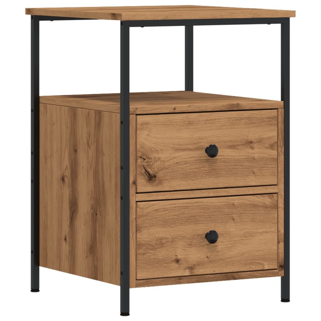 vidaXL Nachttisch Nachttisch Artisan-Eiche 34x35,5x50 cm günstig online kaufen