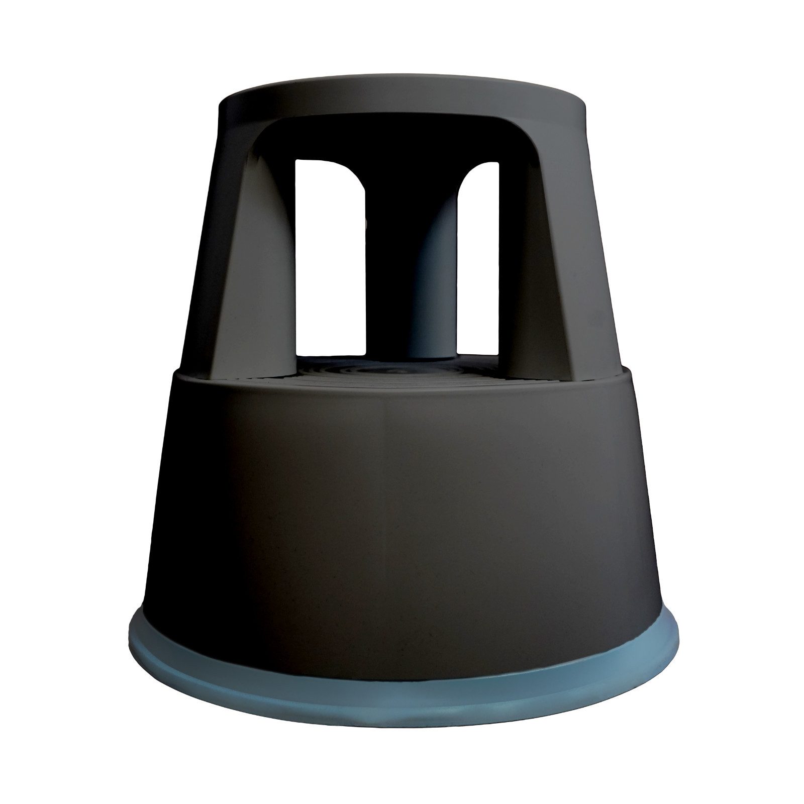 WESTCOTT Стремянка Катающийся табурет Schwarz, 3 Gleitrollen, Stopautomatik, max. 150kg, Werkzeugfreie Montage