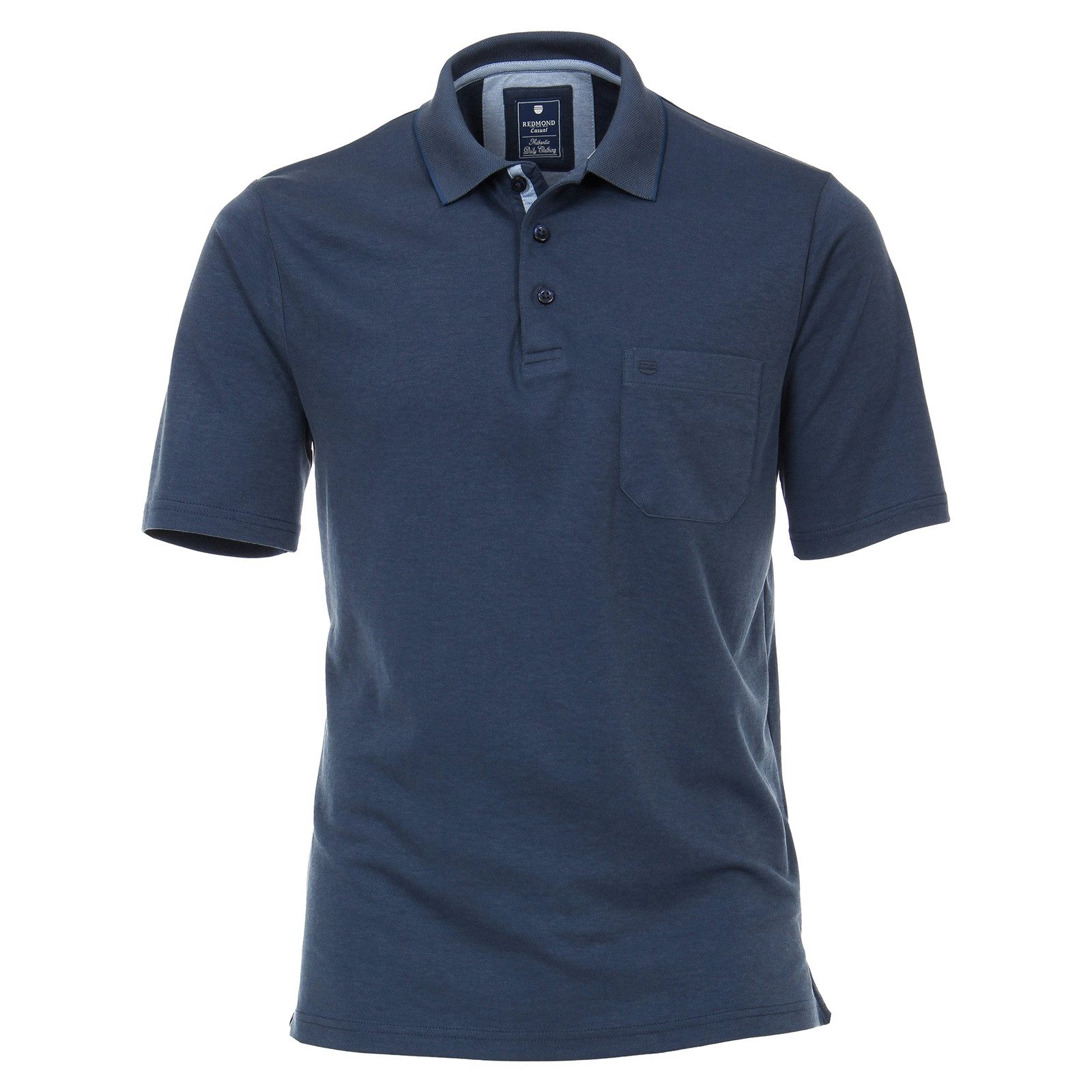 Redmond Poloshirt Redmond "Wash & Wear" Poloshirt navy große Größen