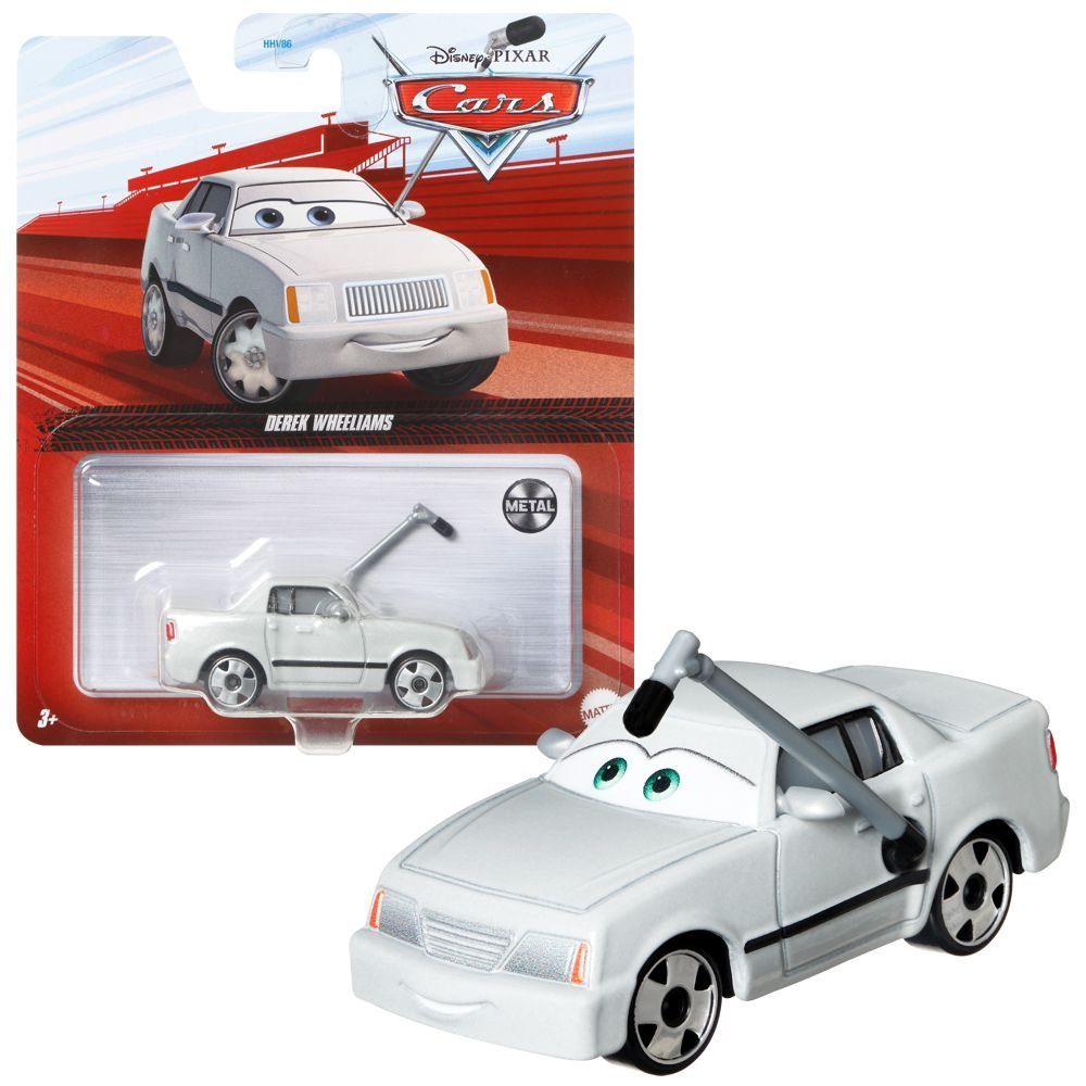 Disney Cars Spielzeug-Rennwagen Fahrzeuge Racing Style Disney Cars Die Cast 1:55 Auto Mattel Derek Wheeliams