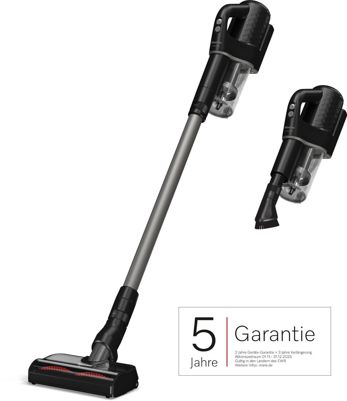 Miele Akku-Handstaubsauger Duoflex HX1 Cat Dog, 160 W, beutellos, SpeedLock Wandhalterung ein Klick vom Komplett- zum Handgerät