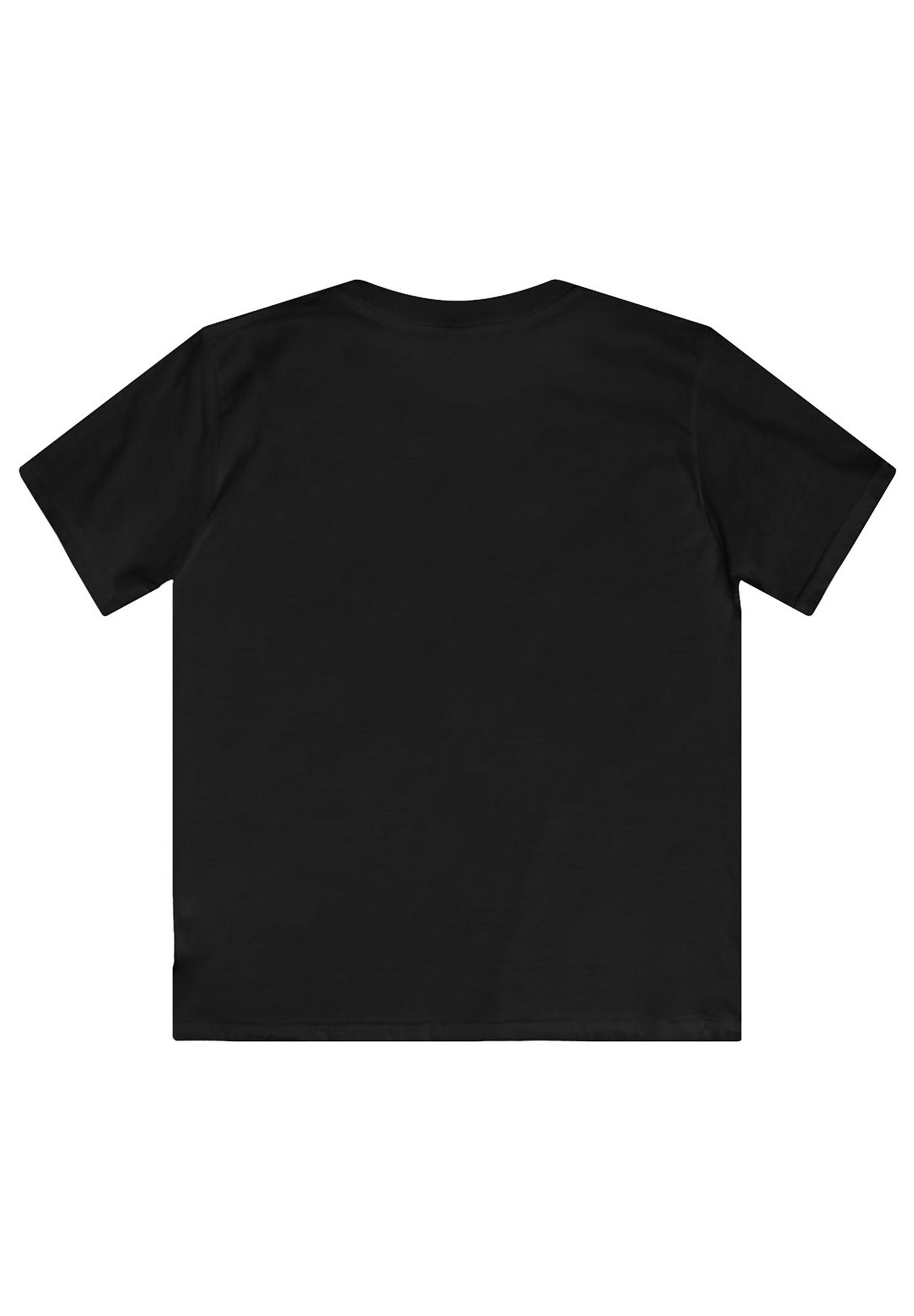 F4NT4STIC T-Shirt Pink Floyd Prism Retro Stripes. Print, Unser Model ist  146cm groß und trägt Größe 146/152