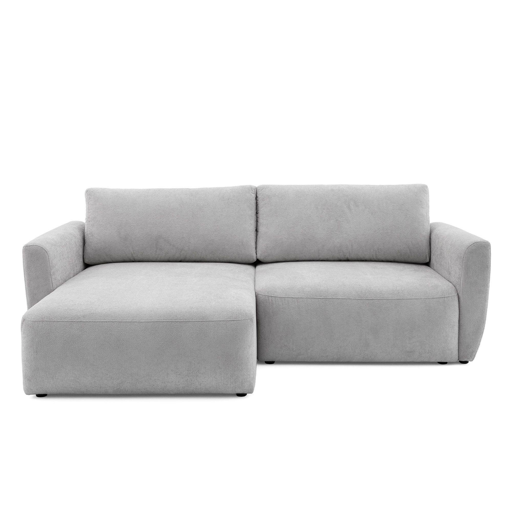 Muffo Ecksofa Bella mit Schlaffunktion Easy-Clean, mit Schlaffunktion und Bettkasten 230x165 cm, mit Armlehnen und Stauraum
