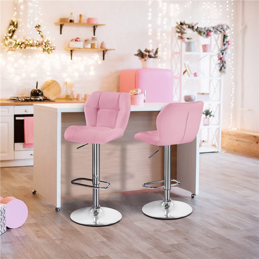 Yaheetech Barhocker (2 St), 1/2/4/6er-Set Barstühle Küchenstühle Bistrohock günstig online kaufen