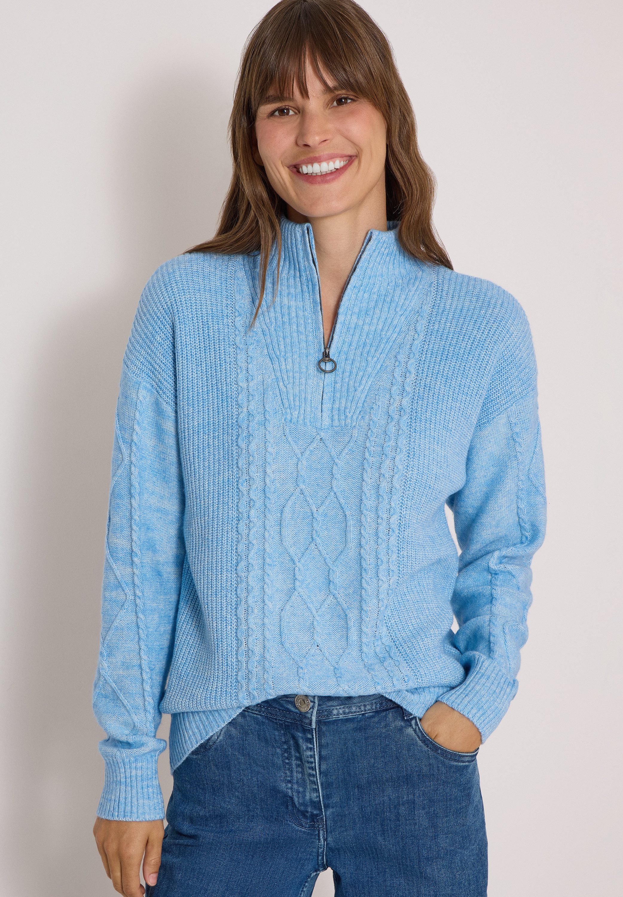 CECIL Strickpullover Feinstrick