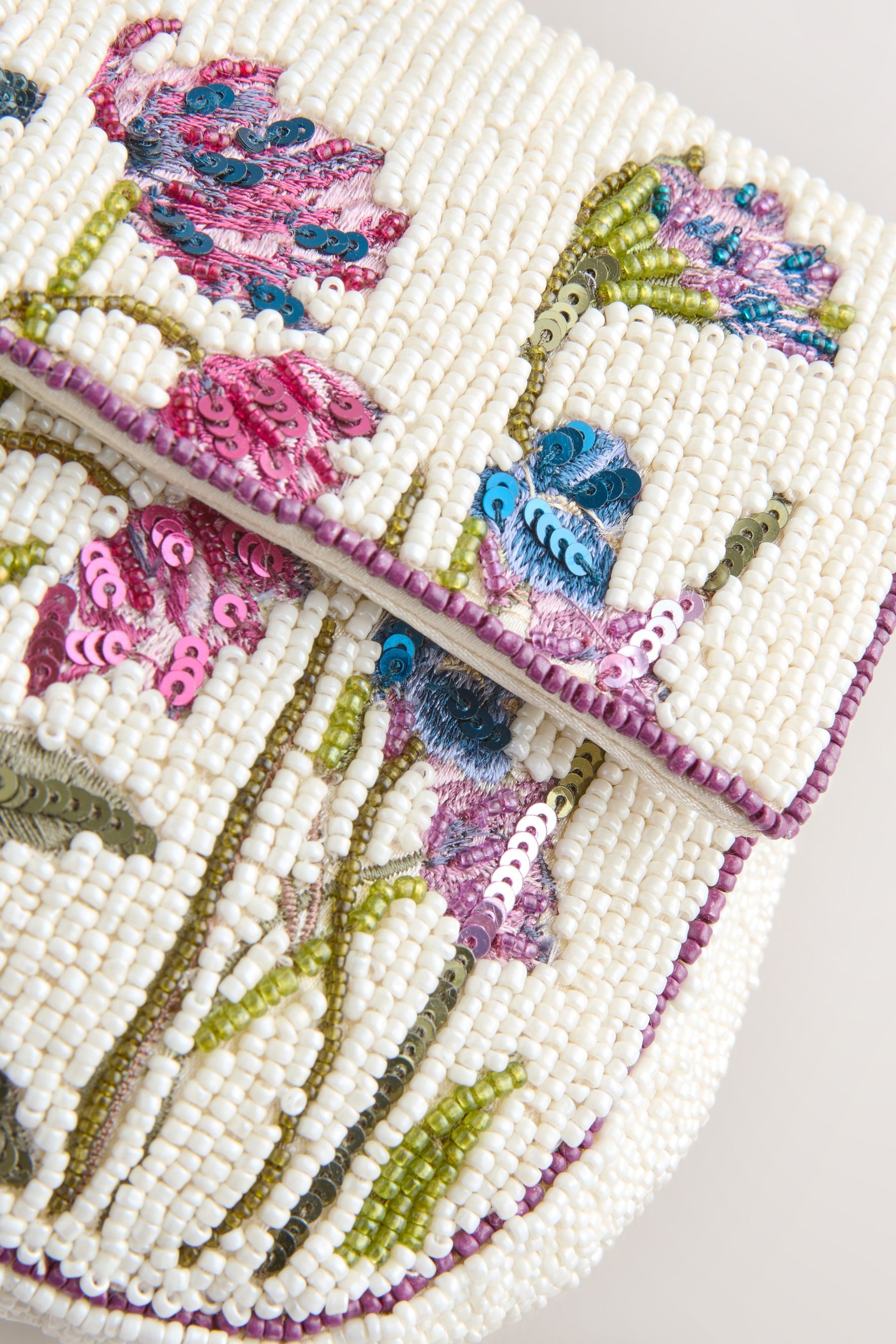 Next Schultertasche Perlenbestickte Schultertasche mit Blumenmuster (1-tlg)