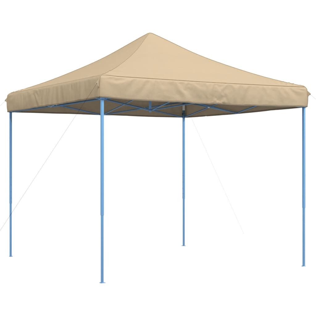 vidaXL Partyzelt Partyzelt Faltbar Pop-Up Beige 292x292x315 cm