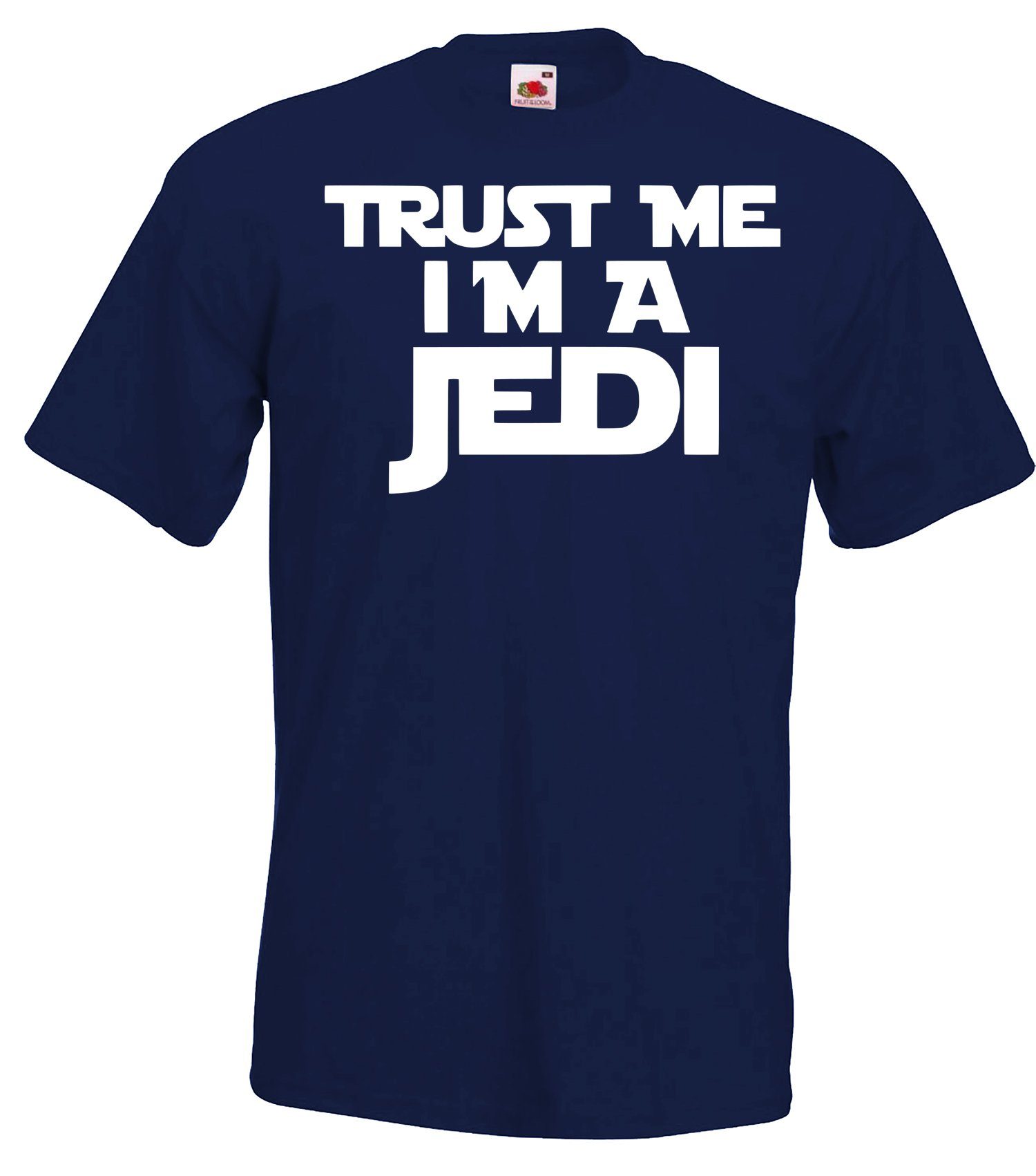 I'm Trust Herren lustigen Spruch me a T-Shirt Navyblau Designz mit Youth Jedi T-Shirt