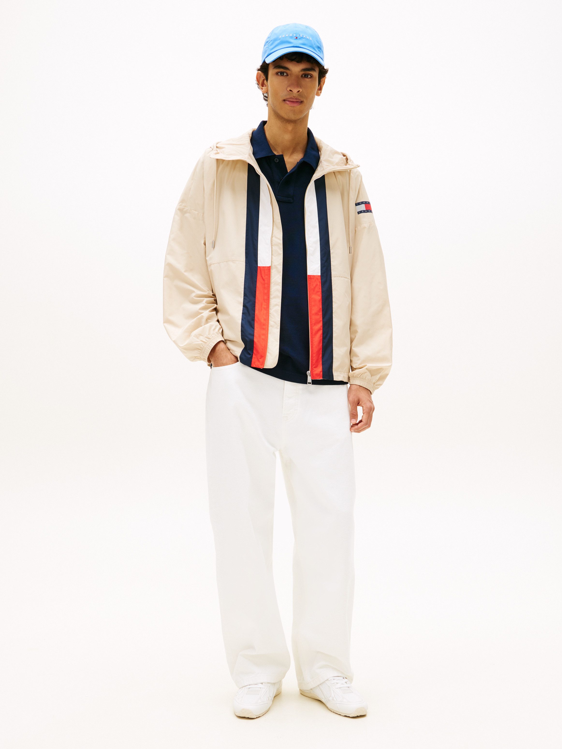 Tommy Jeans Windbreaker CHICAGO FLAG Regular fit mit Kapuze