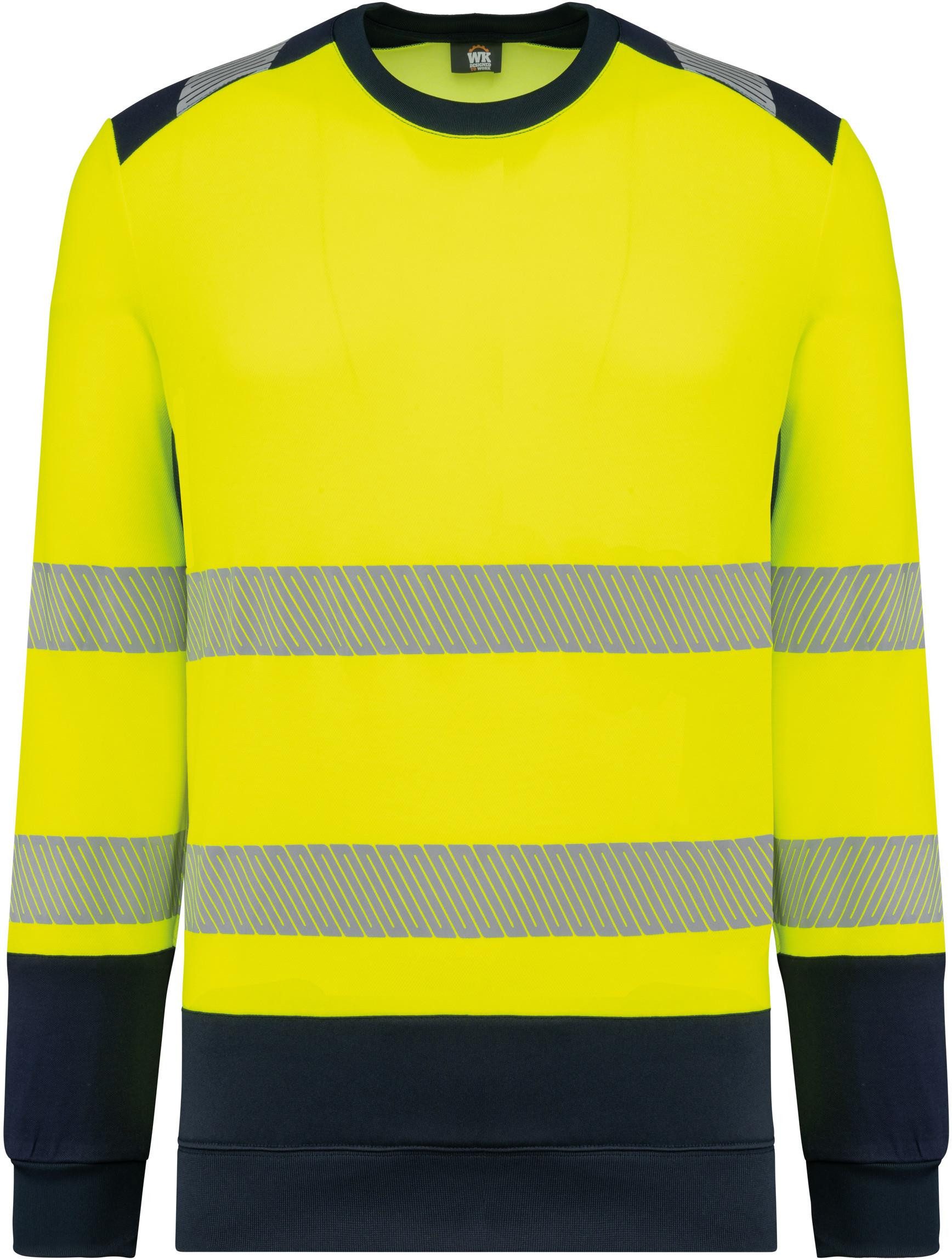 Sweatshirt Recyceltes Sicherheitssweatshirt Rundhalsausschnitt