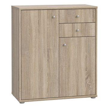 Newroom Kommode Albus, Kommode Sonoma Eiche Modern Sideboard Highboard Büro