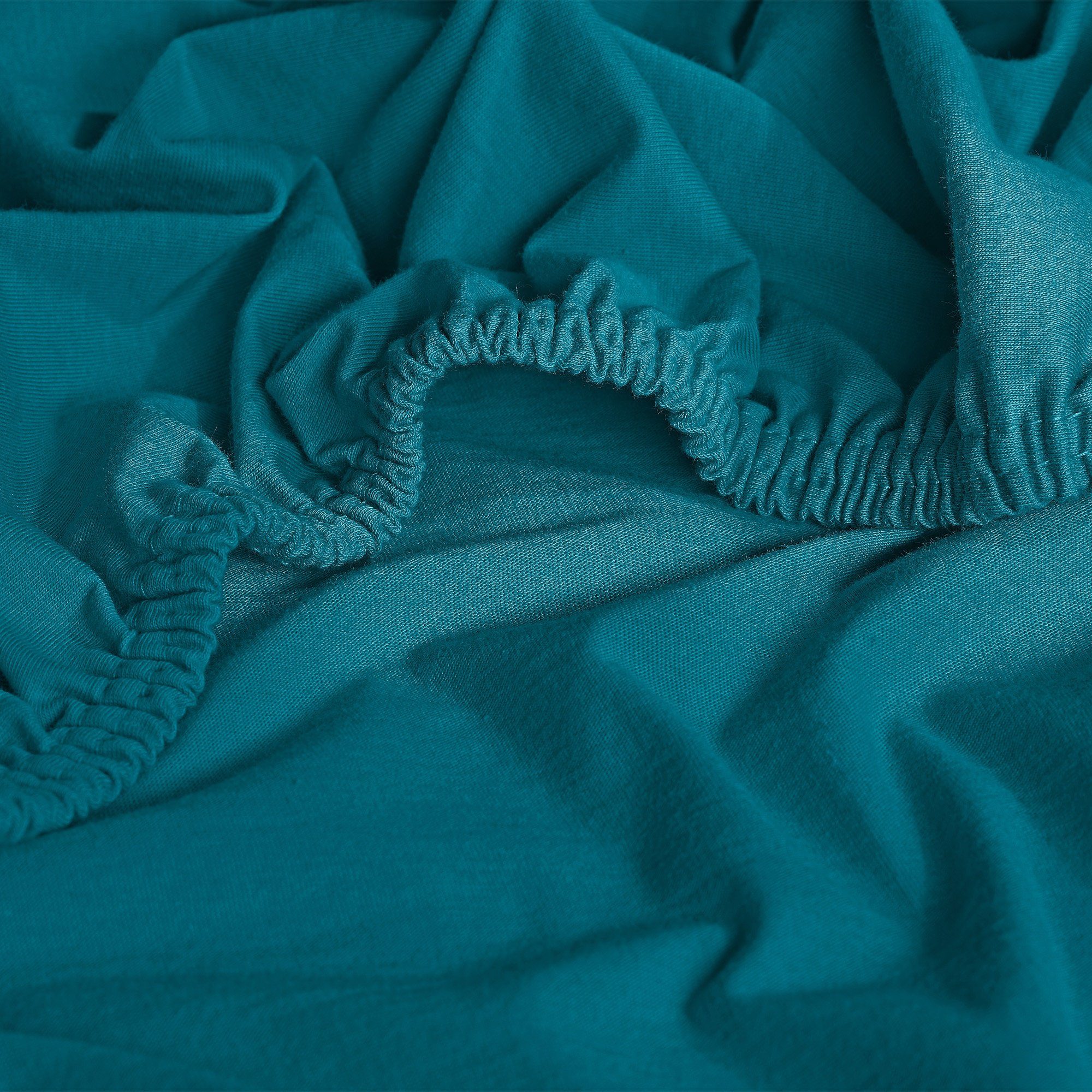Erwin Müller Spannbettlaken Boxspringbett-Spannbettlaken "Freising", Jersey, Gummizug: Rundumgummi, (1 Stück), Multi-Stretch Single-Jersey Uni – Bild 4 von 4