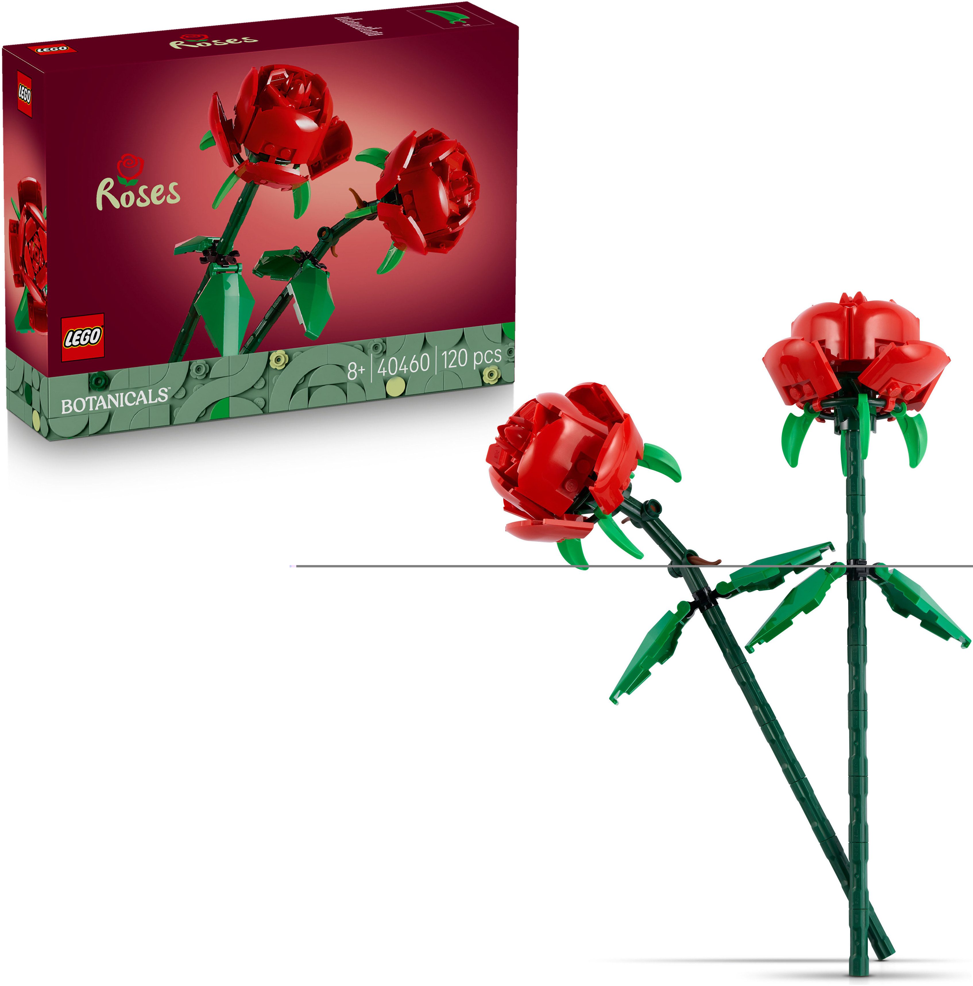 LEGO® Rosen (40460), Lego Botanicals Konstruktionsspielsteine, (120 St), Made in Europe