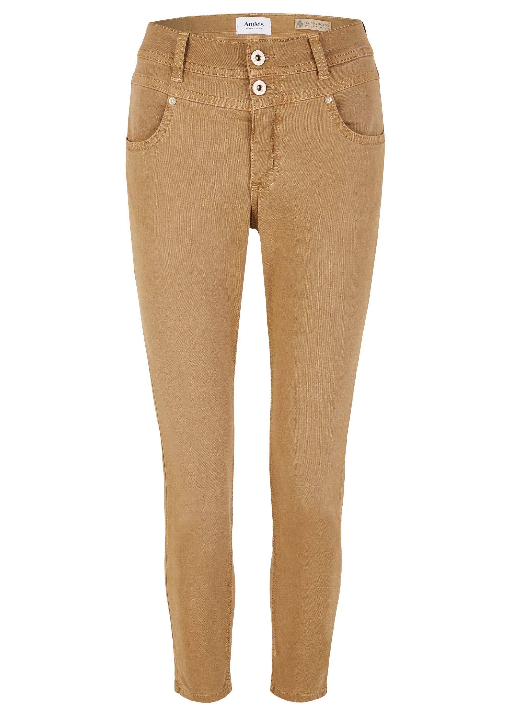 ANGELS Stretch-Jeans ANGELS JEANS ORNELLA BUTTON safari used 178 680307.7275