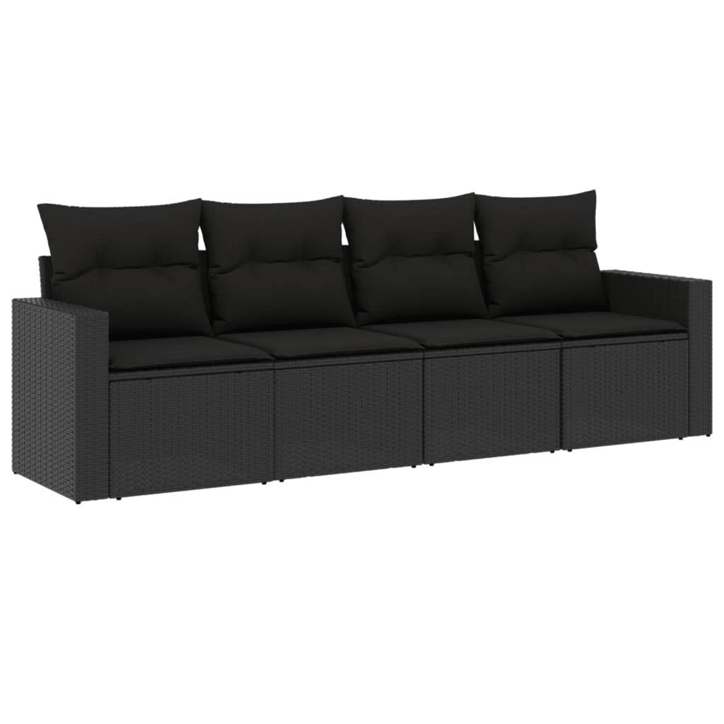 vidaXL Sofaelement 4-tlg. Garten-Sofagarnitur mit Kissen günstig online kaufen