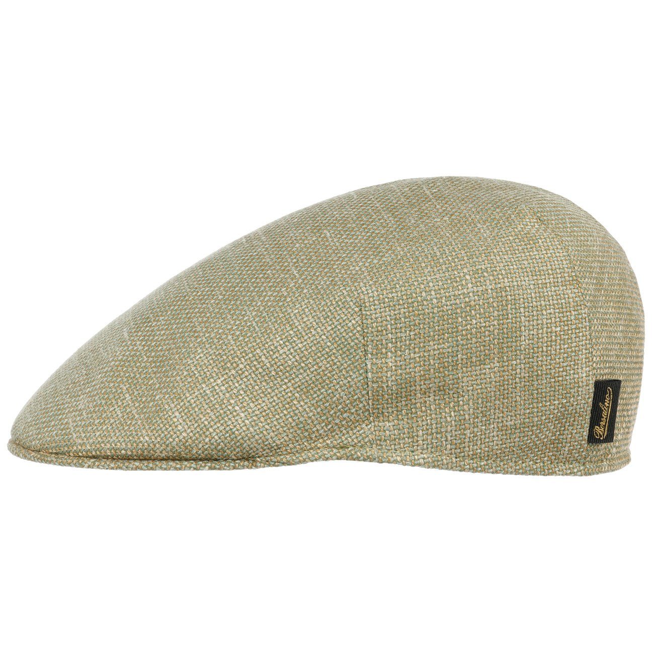 Borsalino Flat Cap (1-St) Schirmmütze mit Schirm, Made in Italy