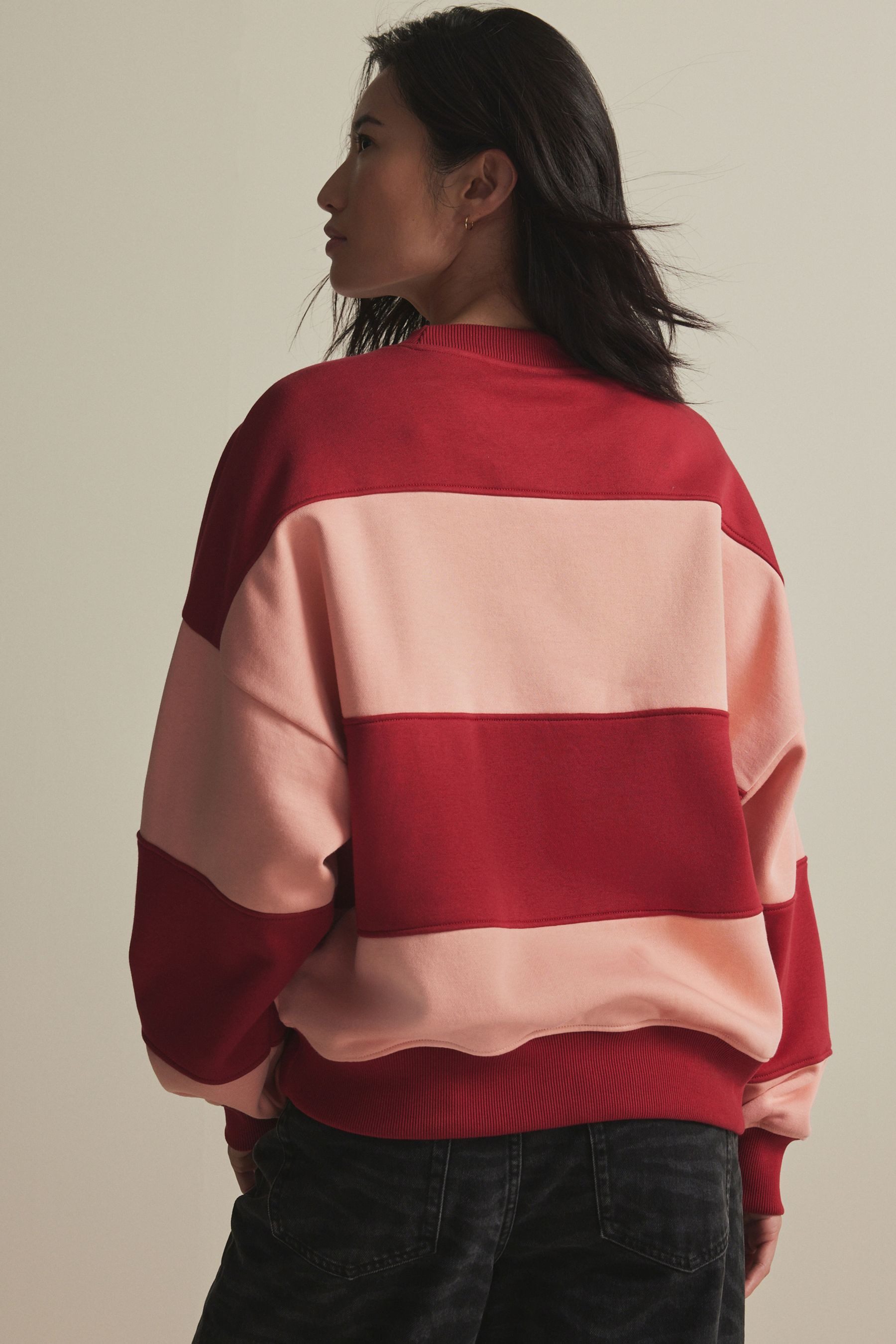 Next Sweatshirt Schweres Relaxed Fit Sweatshirt günstig online kaufen