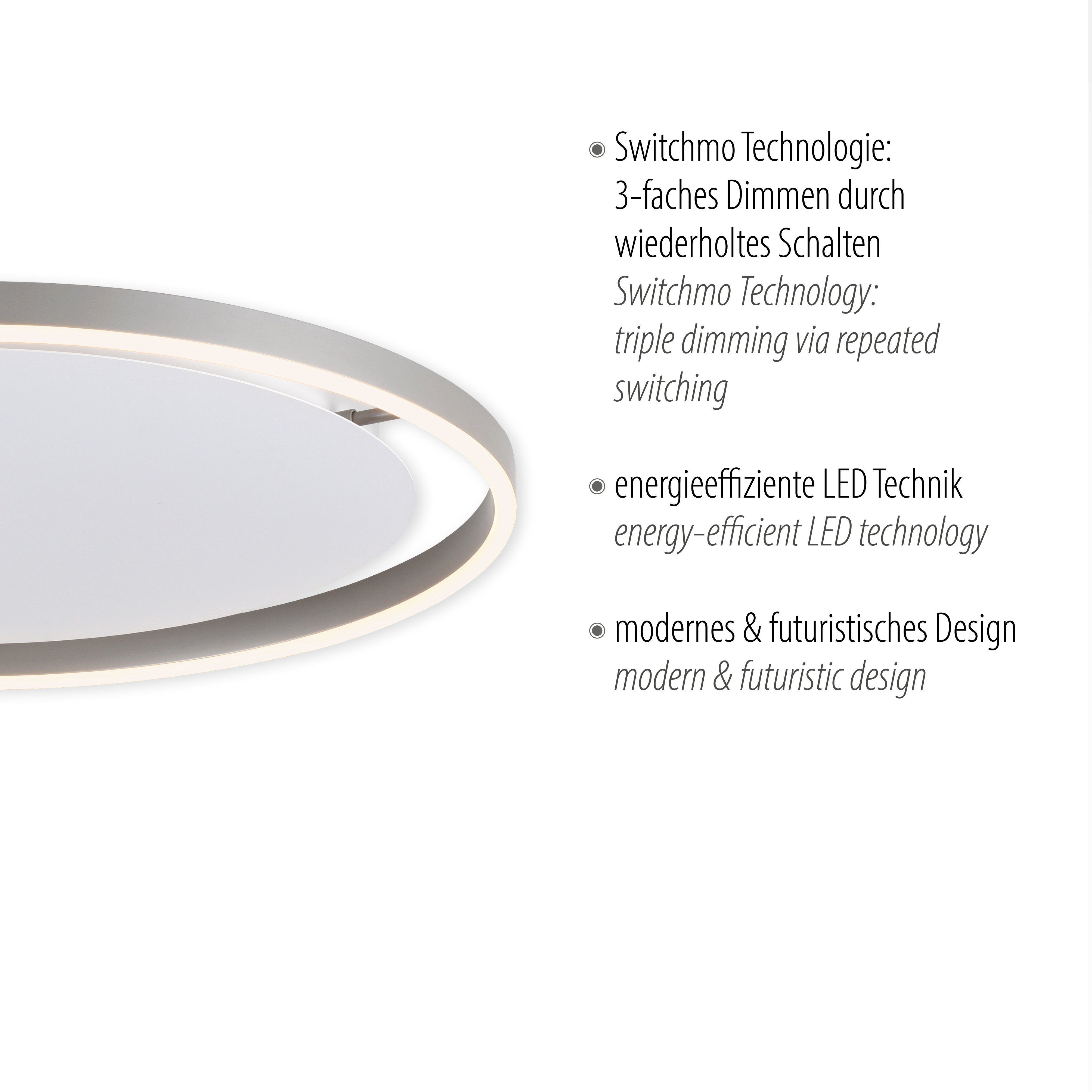 Switchmo dimmbar, Deckenleuchte Leuchten LED integriert, fest Direkt Warmweiß, LED, RITUS,