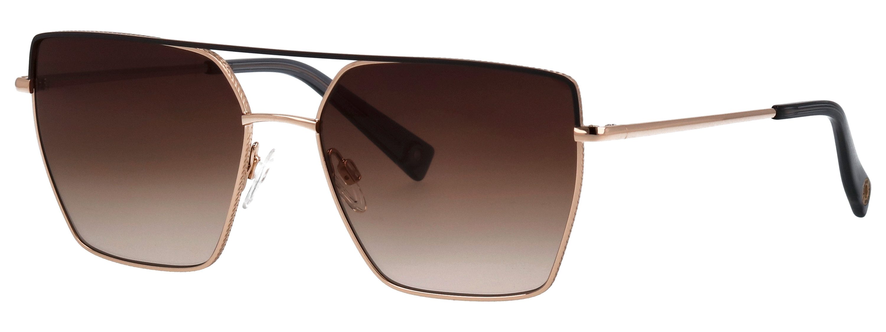 BRENDEL eyewear Sonnenbrille Modell 905064 Form Pilot, Logoschriftzug auf Bügel, Metallfassung
