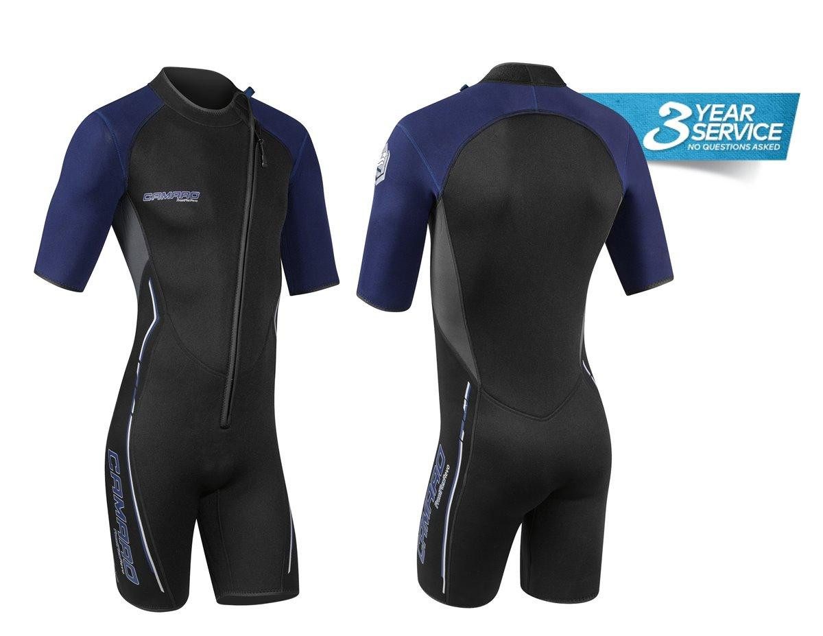 Camaro Neoprenanzug CAMARO Front Flex Revo Shorty Herren Neoprenanzug Ultraflex 3 mm