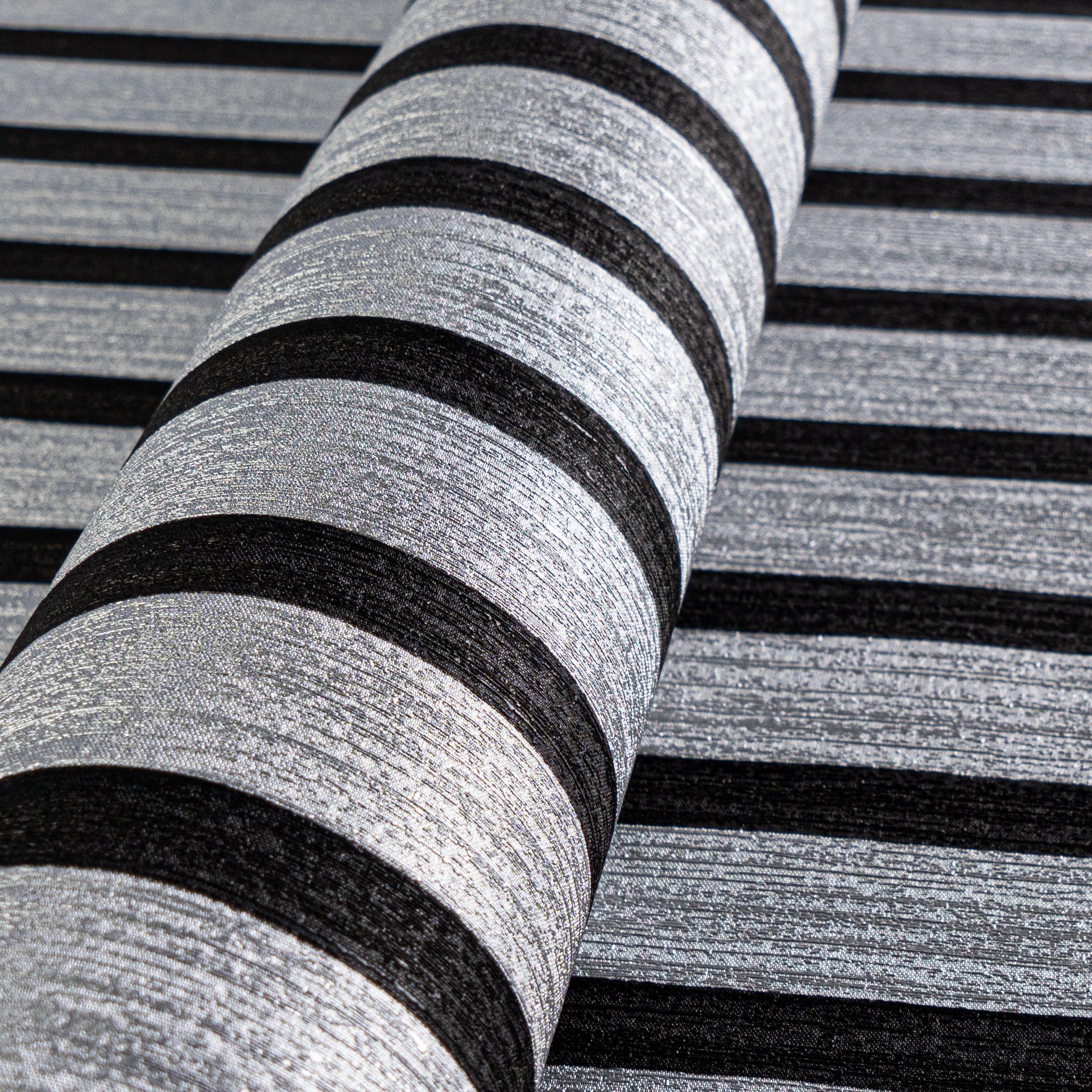 A.S. Création Vliestapete 50 Jahre AS Holzpaneele Tapete Holzoptik mit Metallic-Effekt 3D, strukturiert, leicht glänzend, (1 St), Vliestapete Wandpaneele für Sc – Bild 3 von 5