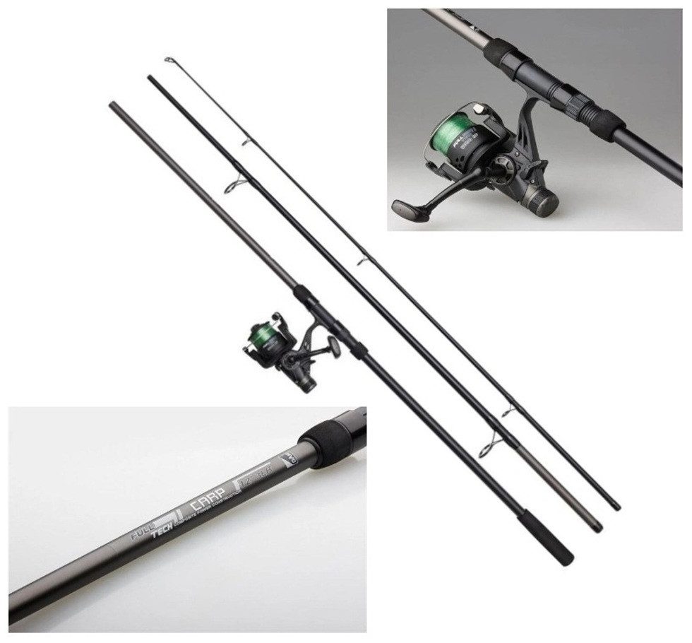 Freilaufrolle DAM SET Full Tech Carp Combo 6000FS - Karpfenset 3,66M - Freilauf