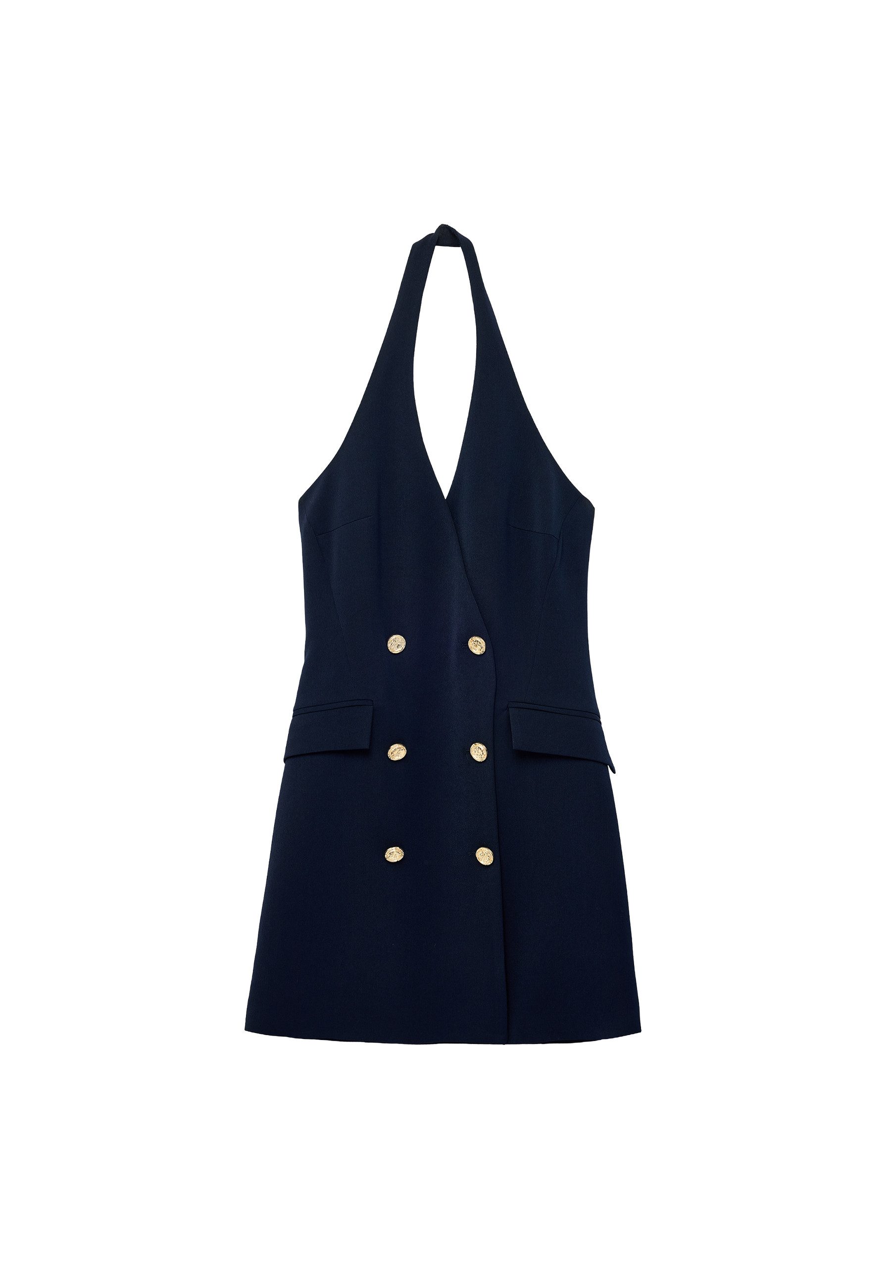 Koton Midikleid Koton Zweireihiges Ärmelloses Minikleid