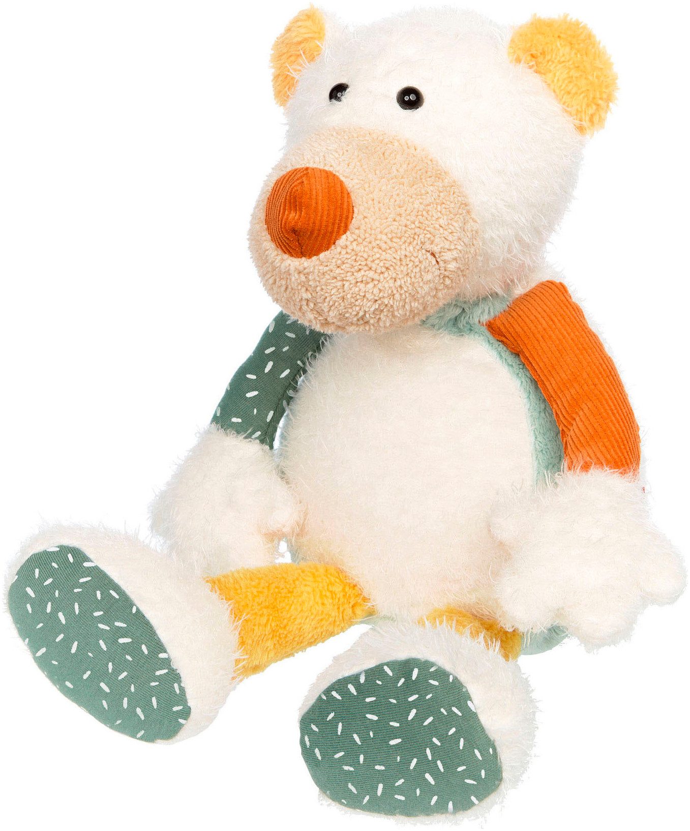 Kuscheltier Patchwork Sweety Yellow, Eisbär