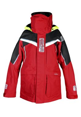 crazy4sailing Outdoorjacke Stavanger wasserdicht Segeljacke mit Reflektoren und hohem Kragen