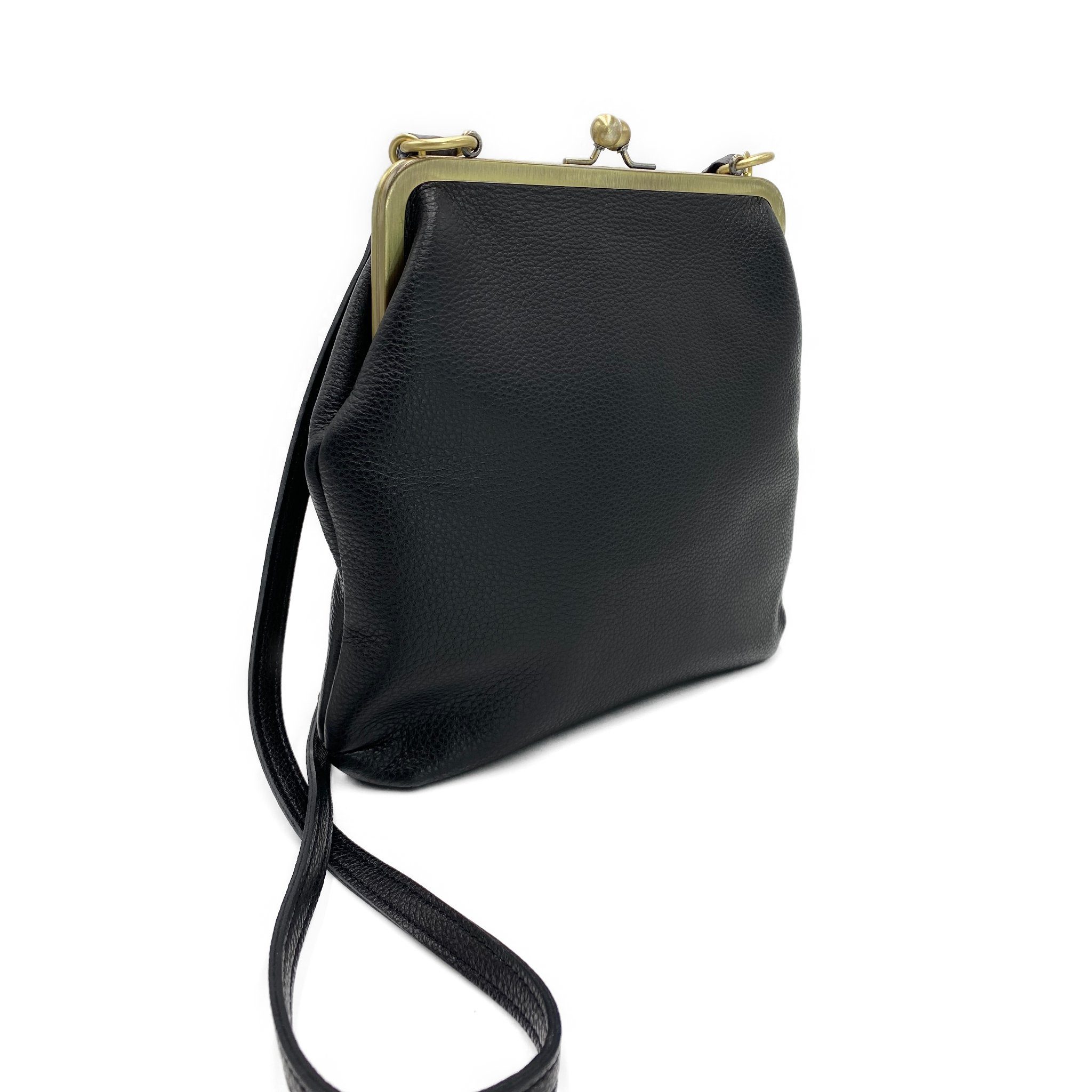 Taschenkinder Schultertasche Vintage Ledertasche Damen - Handtasche Zoe, Retro Umhängetasche, Echtes Leder vom Rind