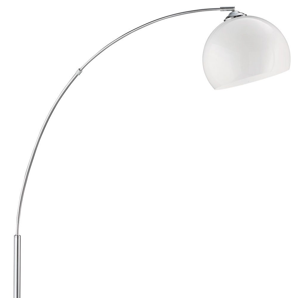 etc-shop LED Bogenlampe, Leuchtmittel Standlampe Chrom Wohnzimmer inklusive, Stehleuchte Bogenleuchte nicht Beleuchtung