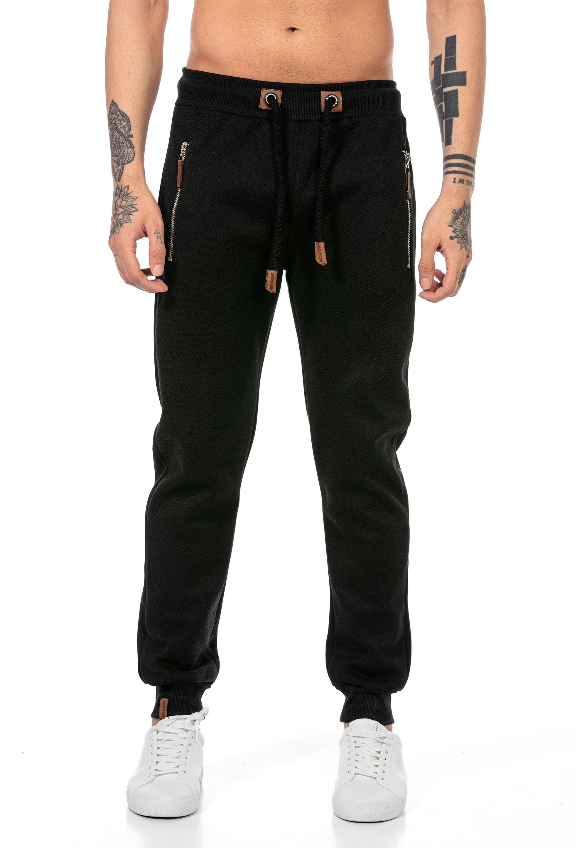 Jogginghose mit Reißverschlusstaschen Bequemer und sportlicher Look