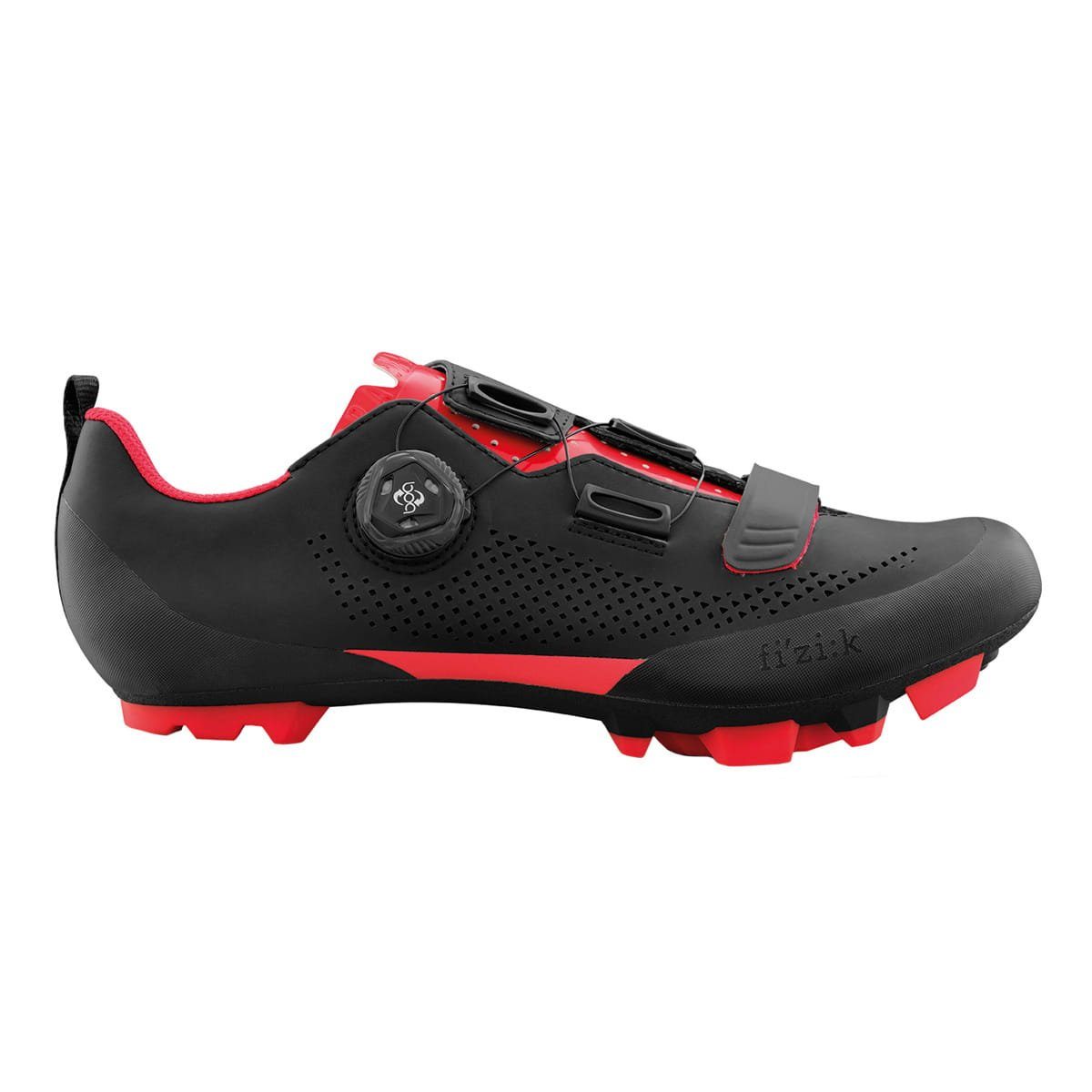 Fizik Klickpedal-Schuhe fizik Terra X5 - Schwarz / Rot 41 Fahrradschuh