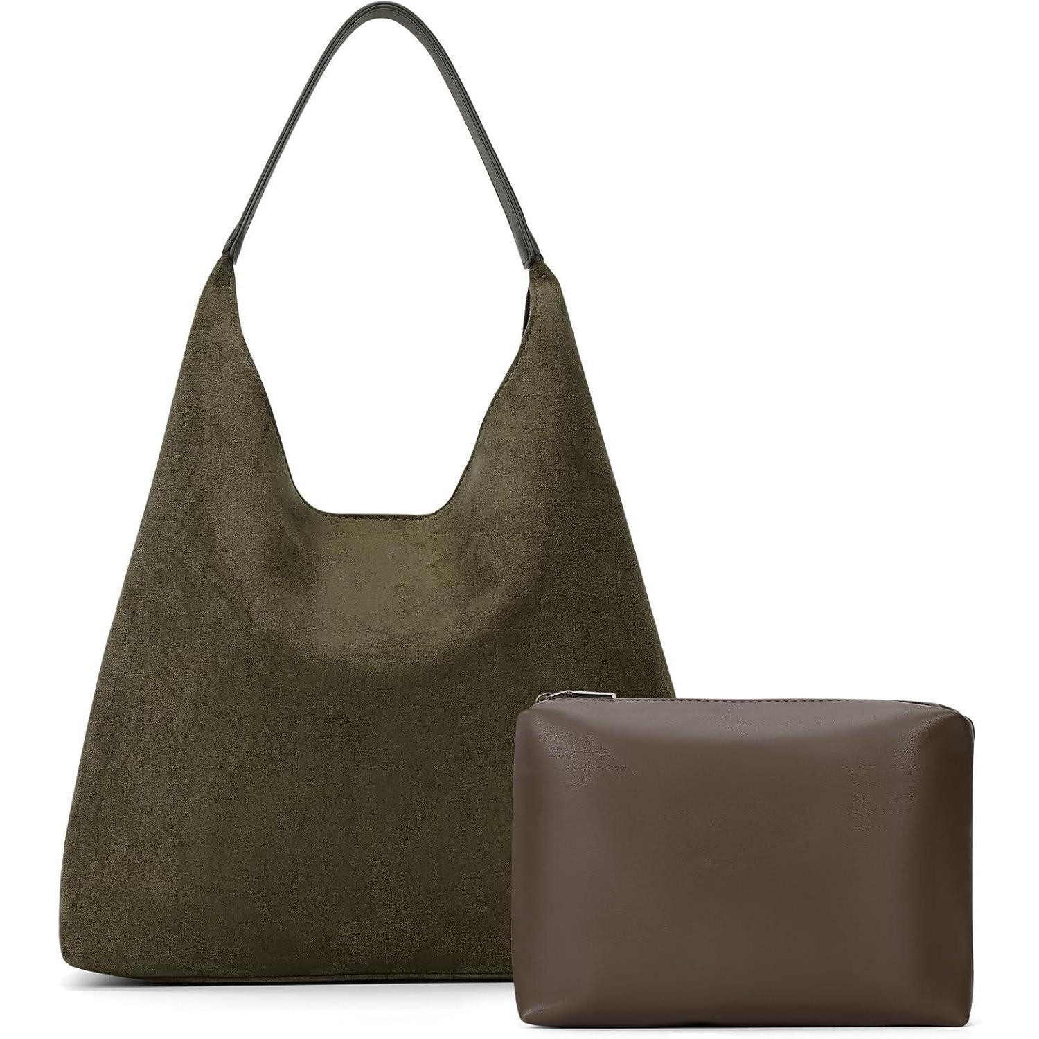 LuxusKollektion Shopper Tote Bag Damen Groß Wildlederimitat Shopper Schulte günstig online kaufen