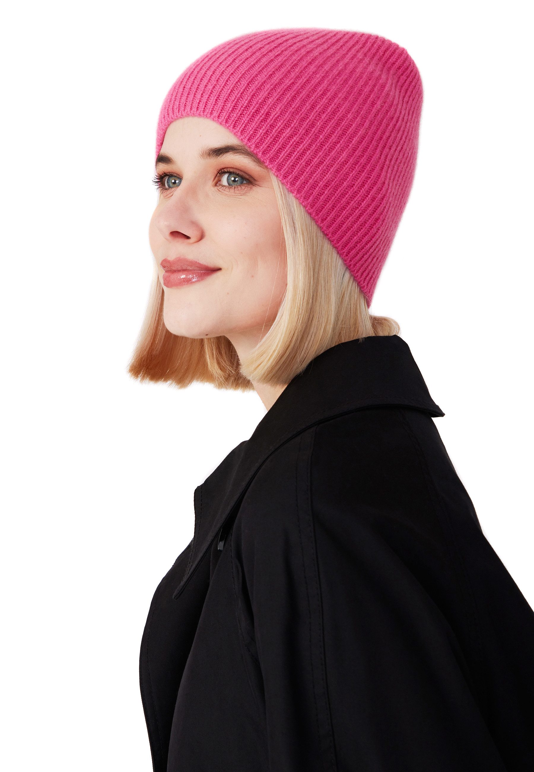 Beanie Style & Republic Kaschmir Beanie geripp
