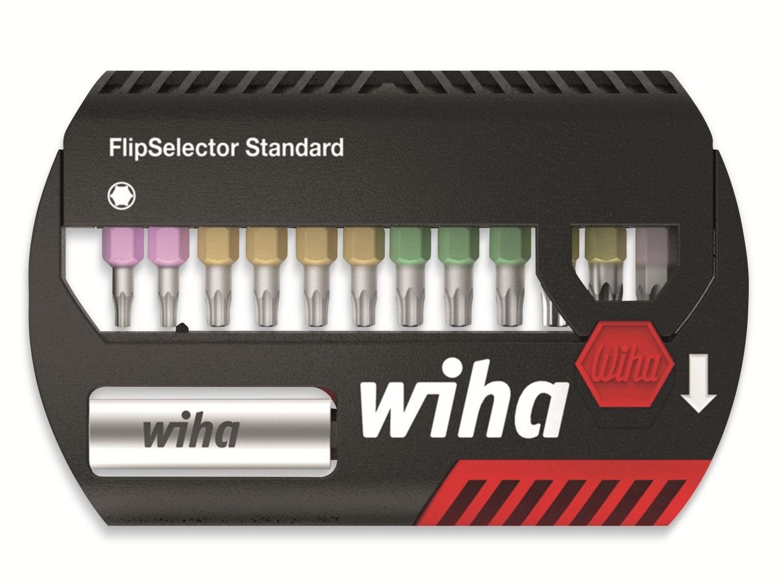 Wiha Bohrer- und Bitset WIHA Bit-Set FlipSelector Standard, 14-tlg. SIT